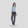 Women's Camouflage Baseball Jacket with Nylon Sleeves - FINAL SALE sold by Members Only
