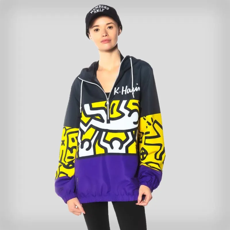 Women's Colorblock Windbreaker Oversized Jacket - FINAL SALE sold by Members Only