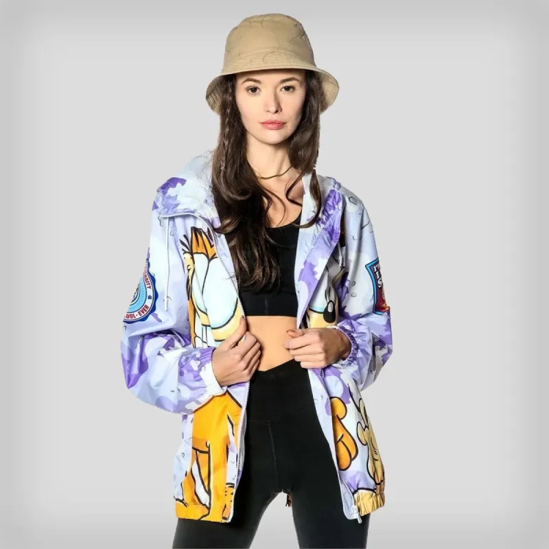 Women's Garfield Camo Windbreaker Jacket - FINAL SALE sold by Members Only