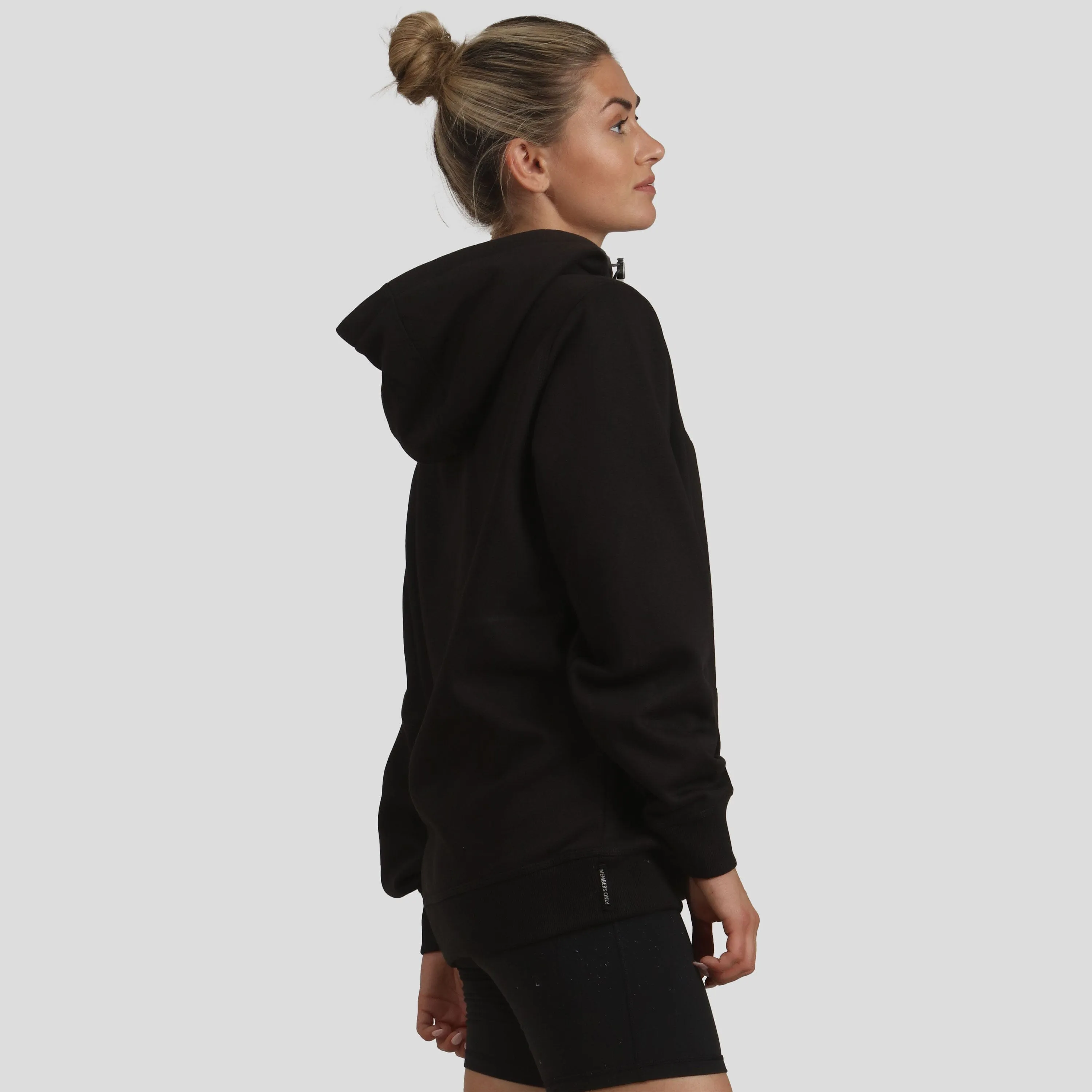 Women's Taylor Double Zipper Pullover Oversized Hoodie sold by Members Only product image thumbnail 3