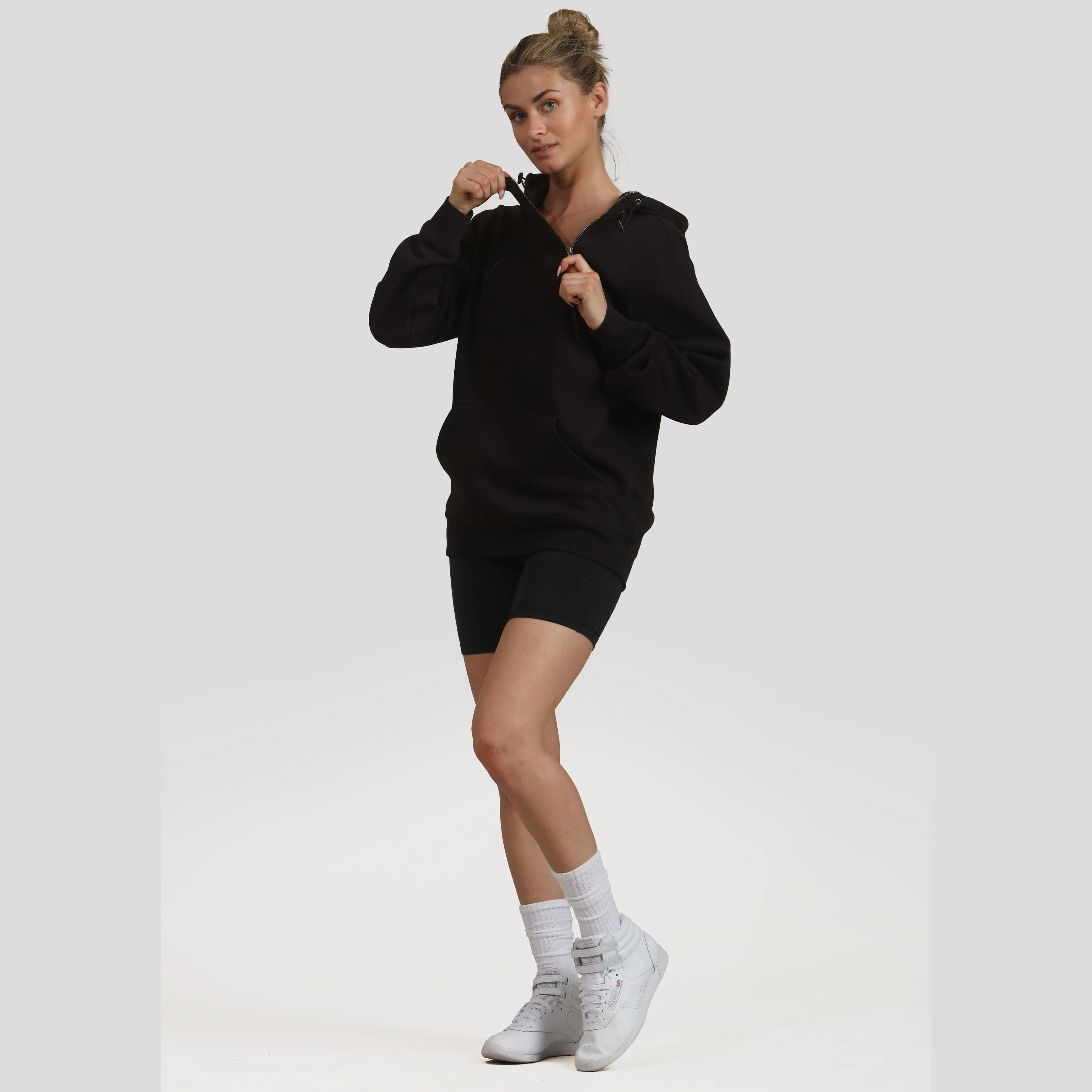 Women's Taylor Double Zipper Pullover Oversized Hoodie sold by Members Only product image thumbnail 4