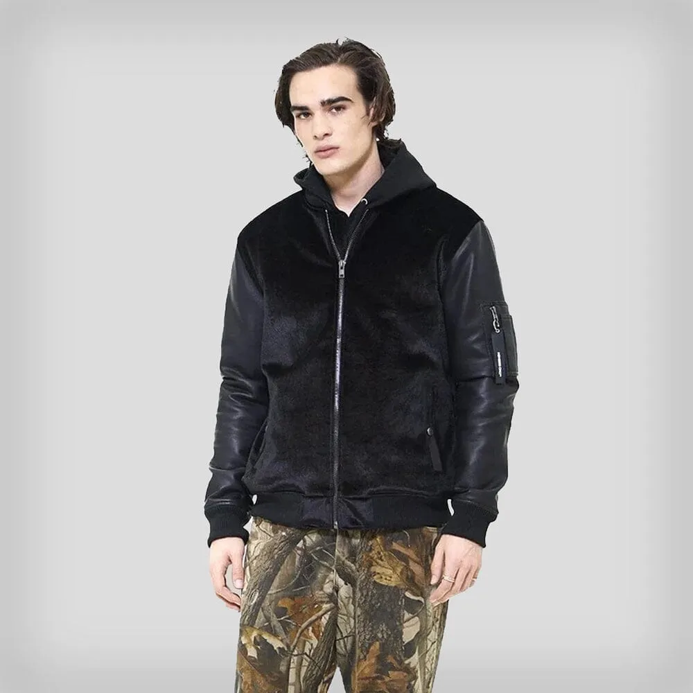 Men's Velvet Bomber Jacket - FINAL SALE sold by Members Only