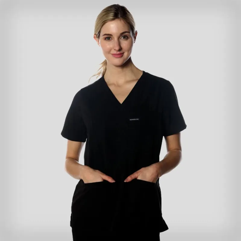 Siena 5-Pocket Scrub Top sold by Members Only