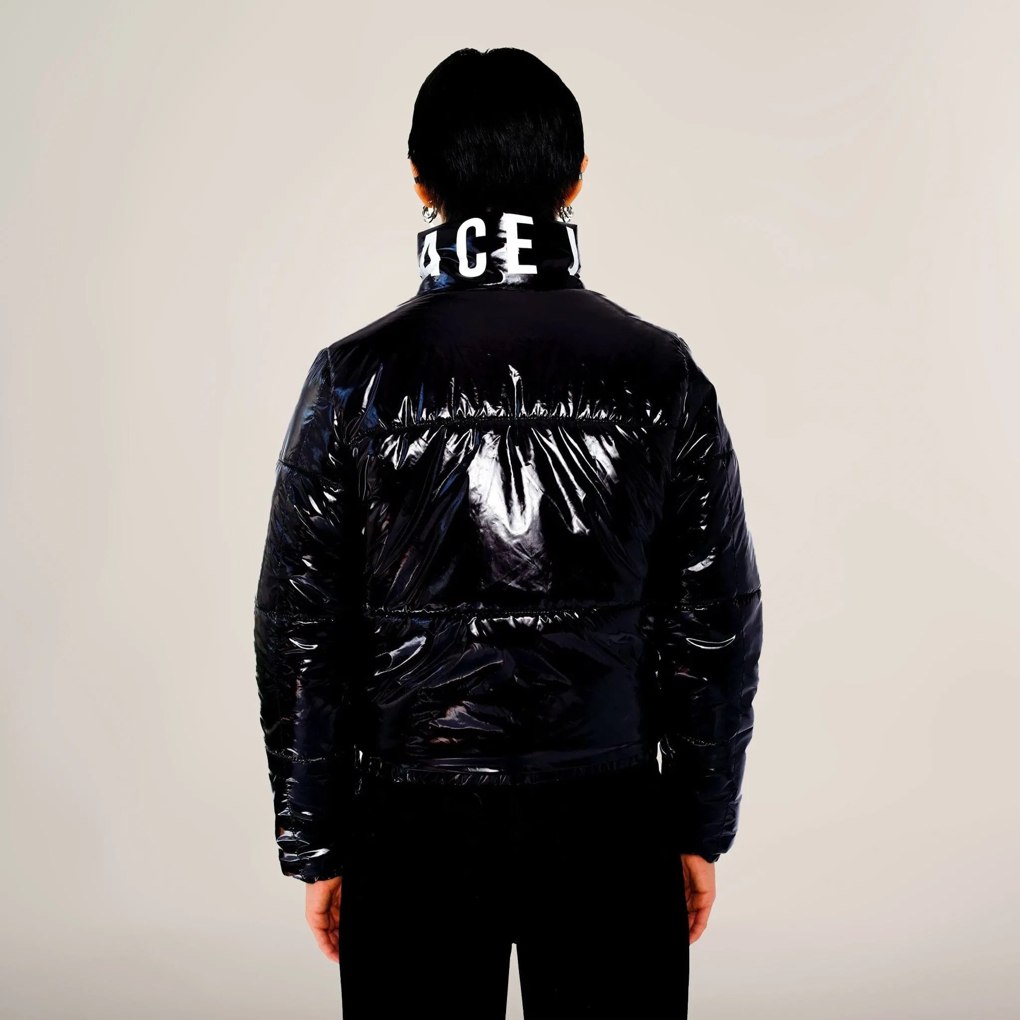 Women's Space Jam High Shine Puffer with Printed Jacket - FINAL SALE sold by Members Only product image thumbnail 4