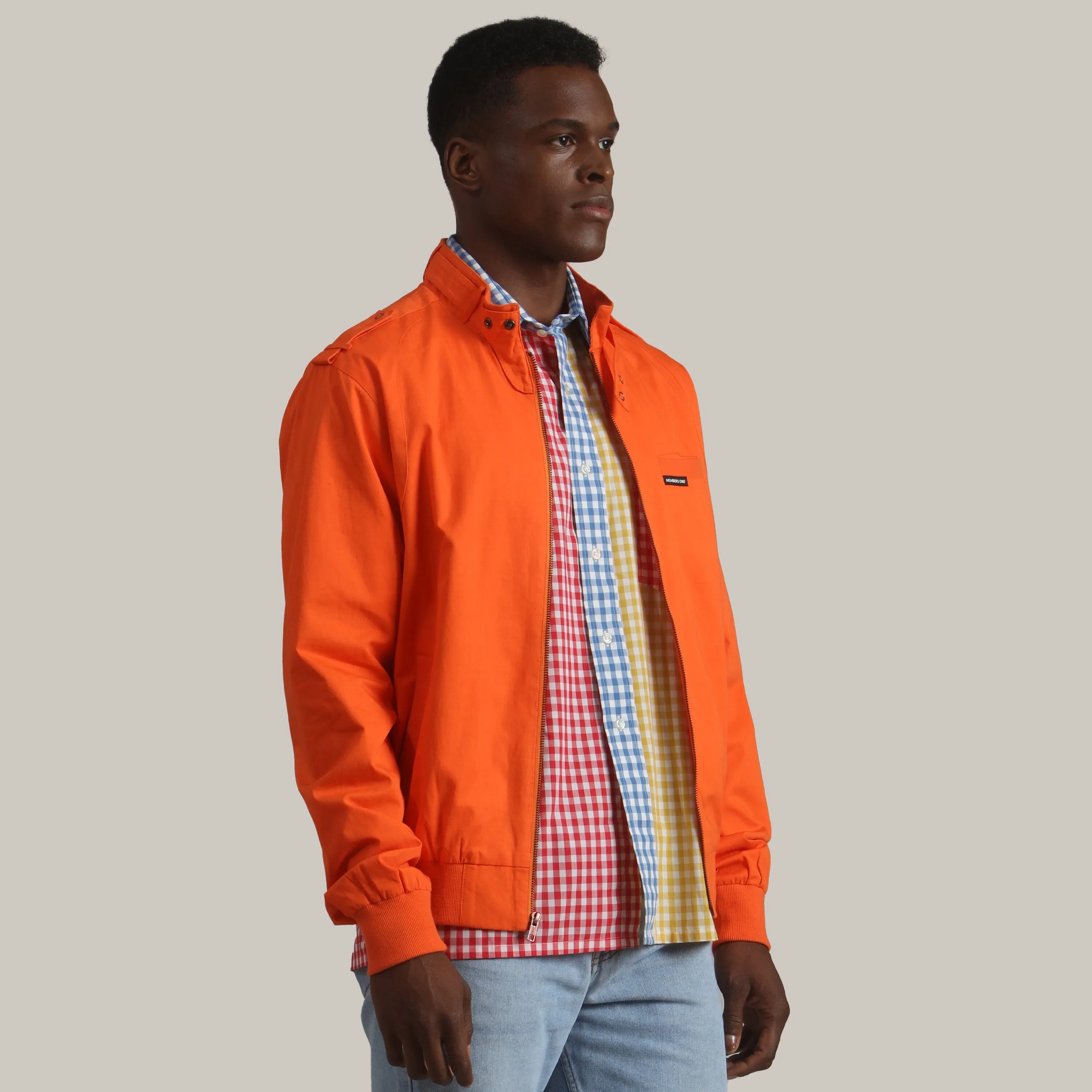 Men's Big & Tall Classic Iconic Racer Jacket sold by Members Only product image thumbnail 3