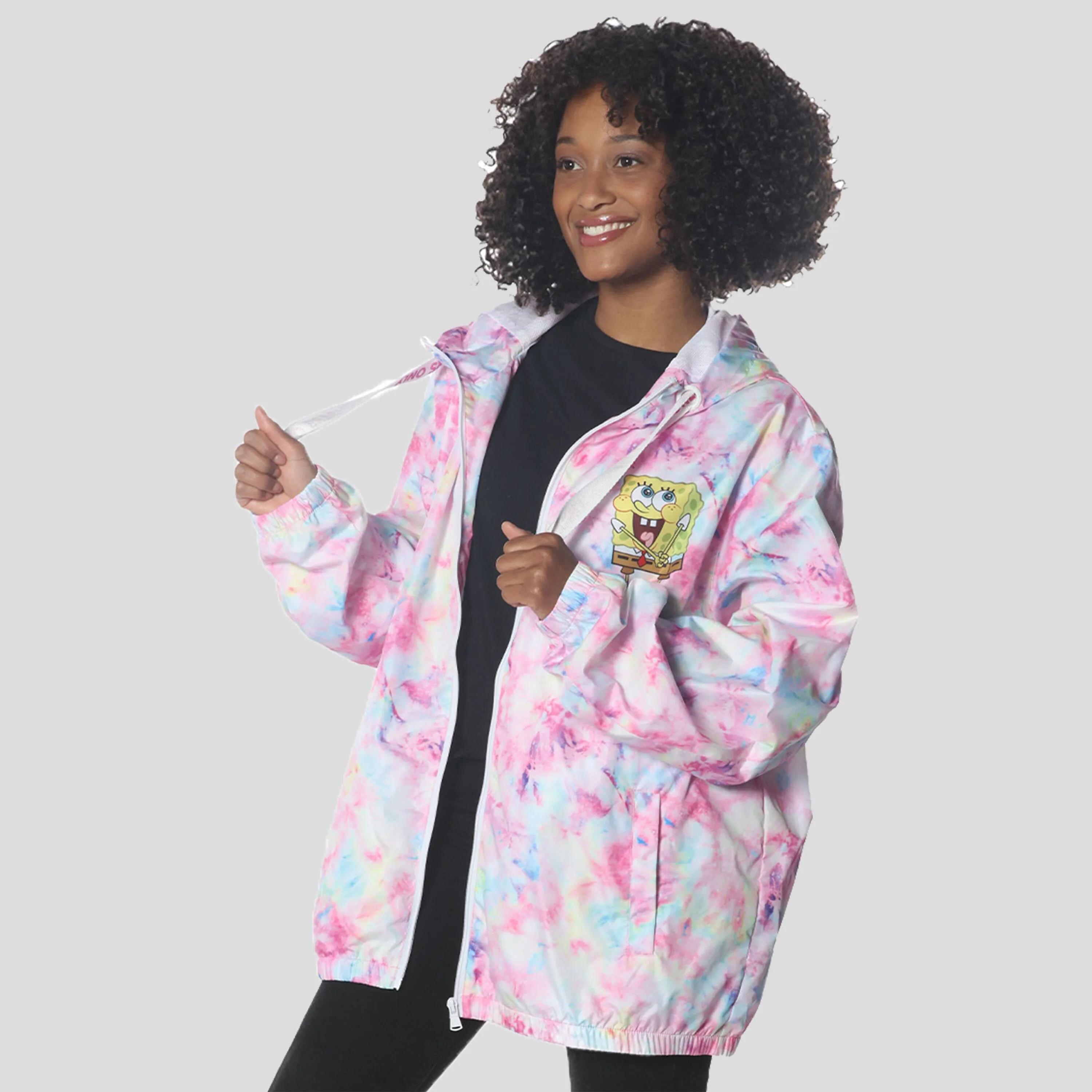 Women's SpongeBob Full Zip Jacket - FINAL SALE sold by Members Only product image thumbnail 3