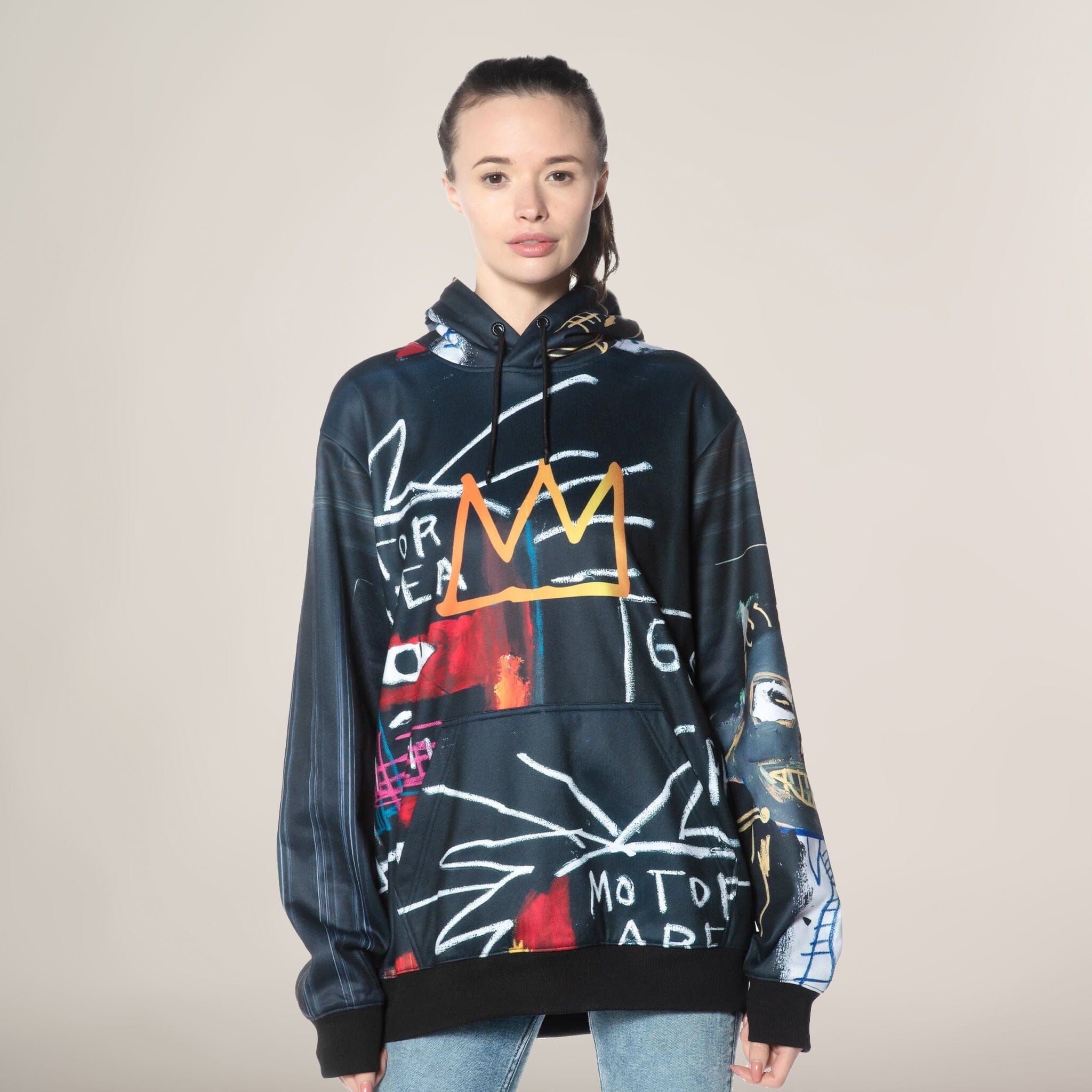 Women's Basquiat X Members Only Hoodie Oversized Jacket - FINAL SALE sold by Members Only