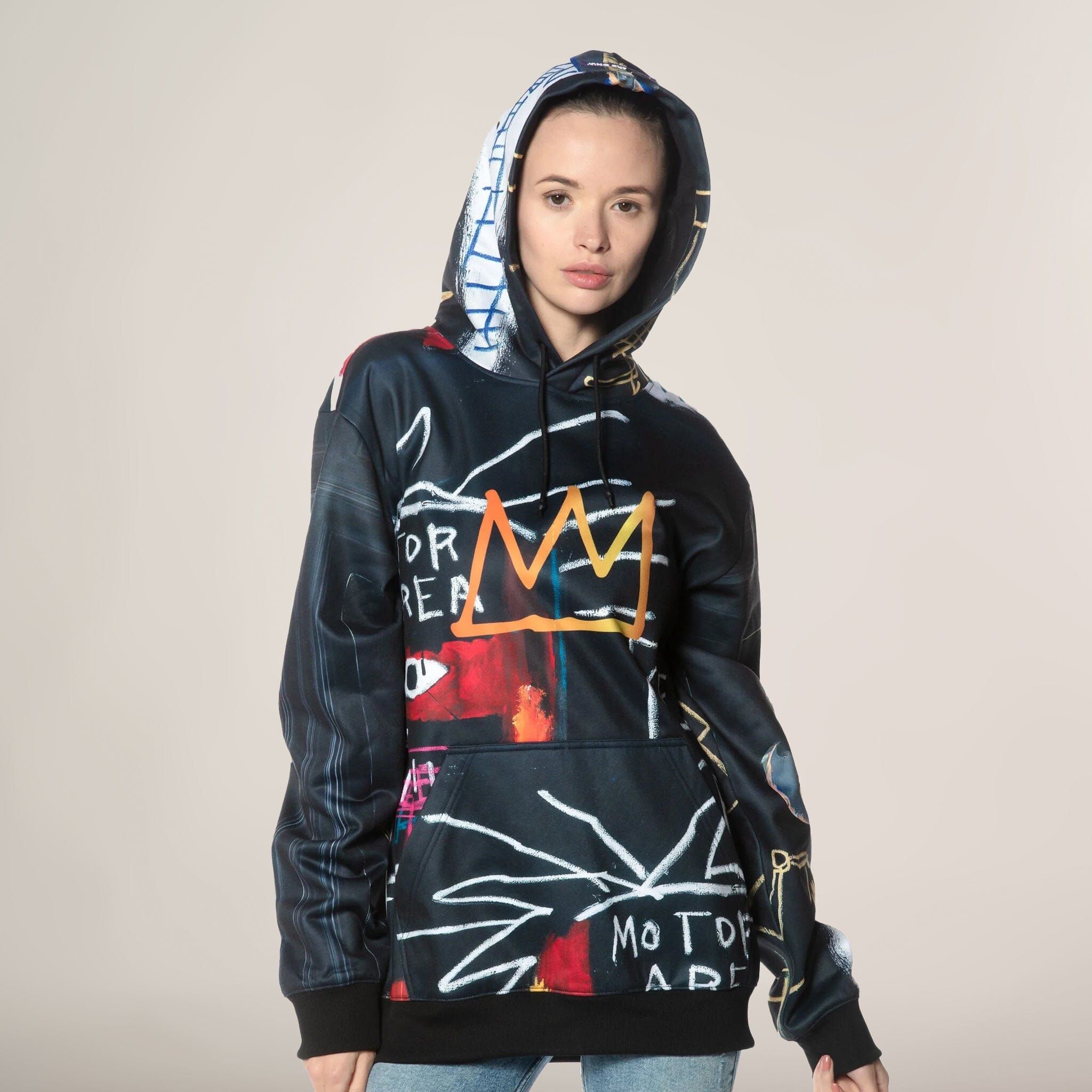 Women's Basquiat X Members Only Hoodie Oversized Jacket - FINAL SALE sold by Members Only product image thumbnail 5