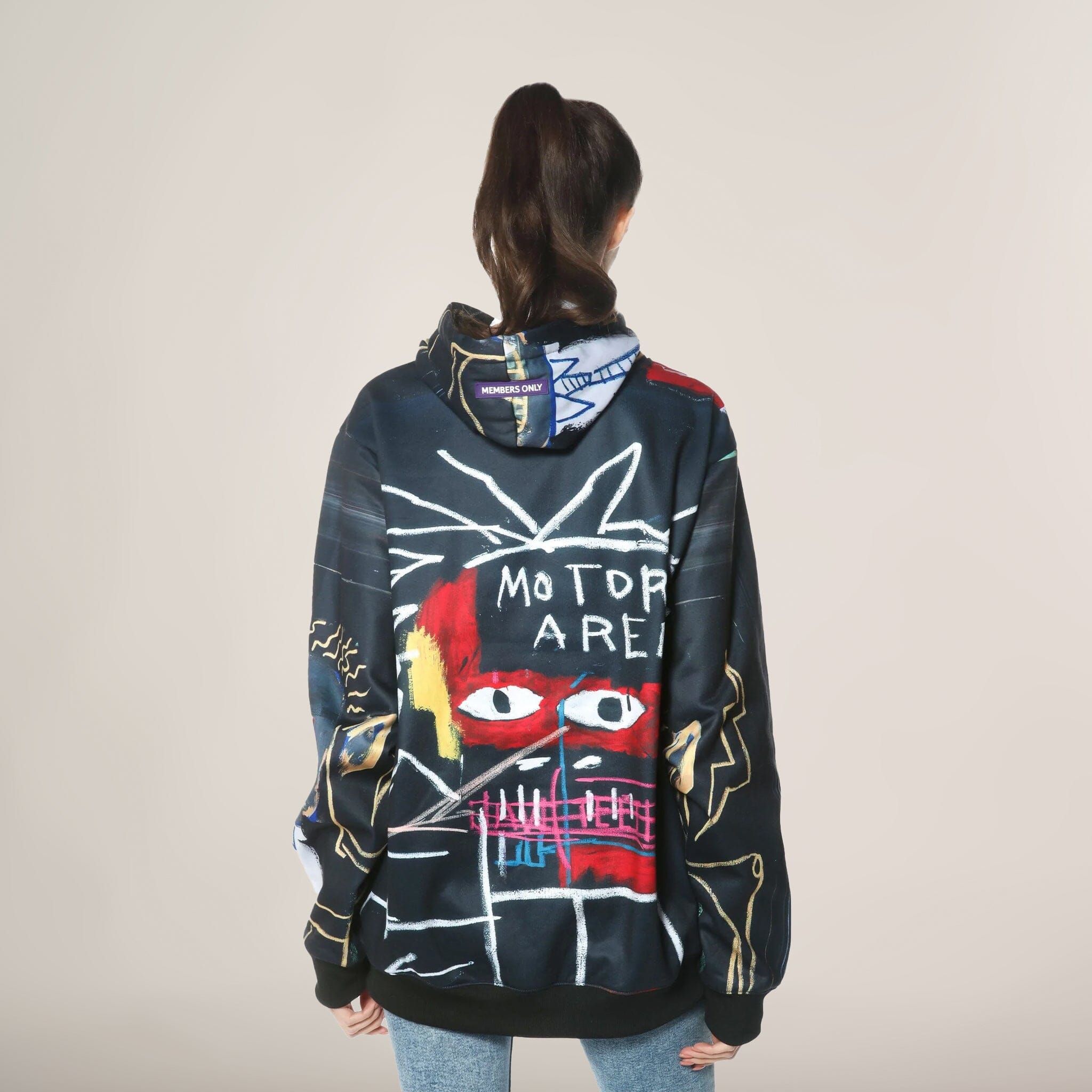 Women's Basquiat X Members Only Hoodie Oversized Jacket - FINAL SALE sold by Members Only product image thumbnail 3