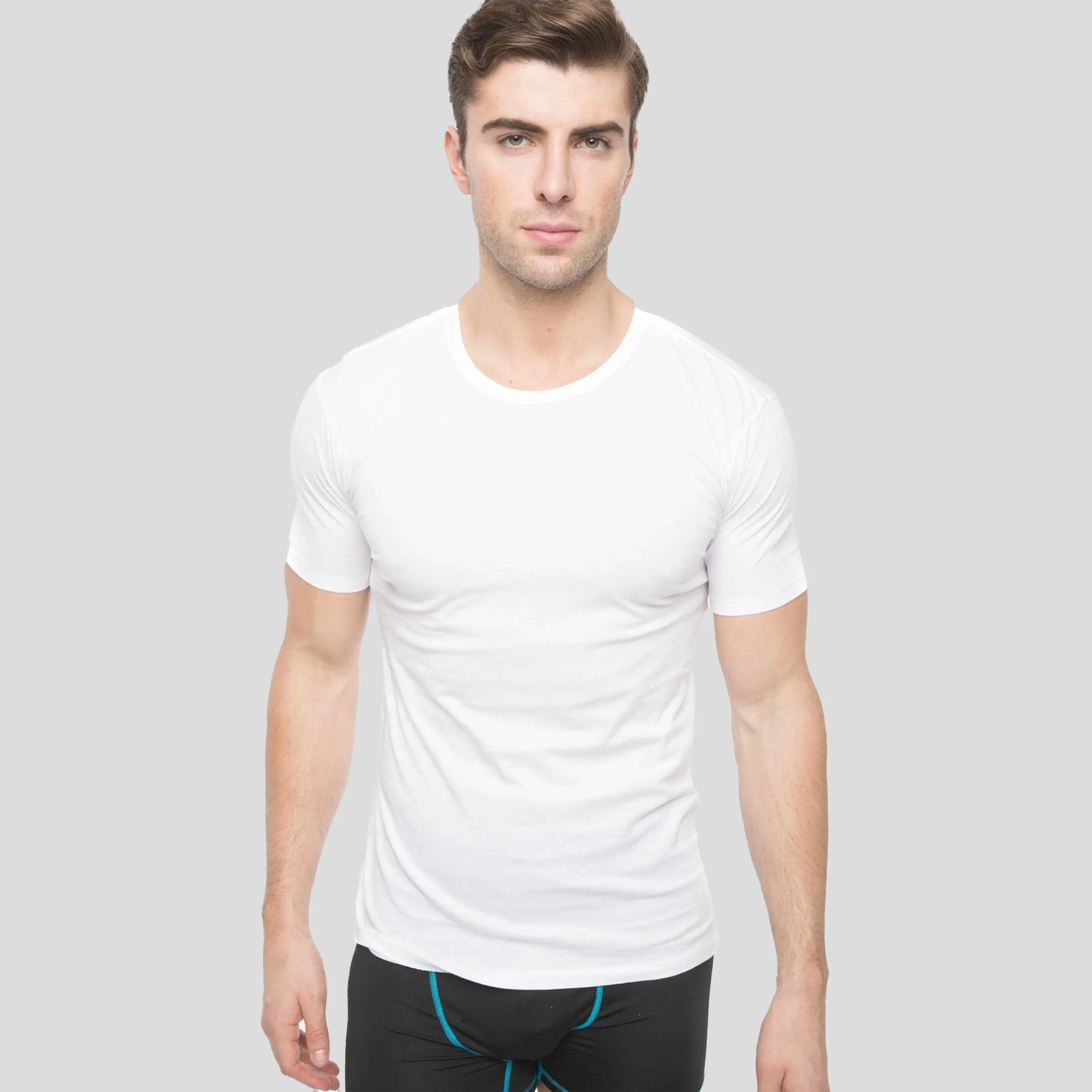 Men's 3PK Cotton Crew Neck T-Shirt - White - FINAL SALE sold by Members Only product image thumbnail 3