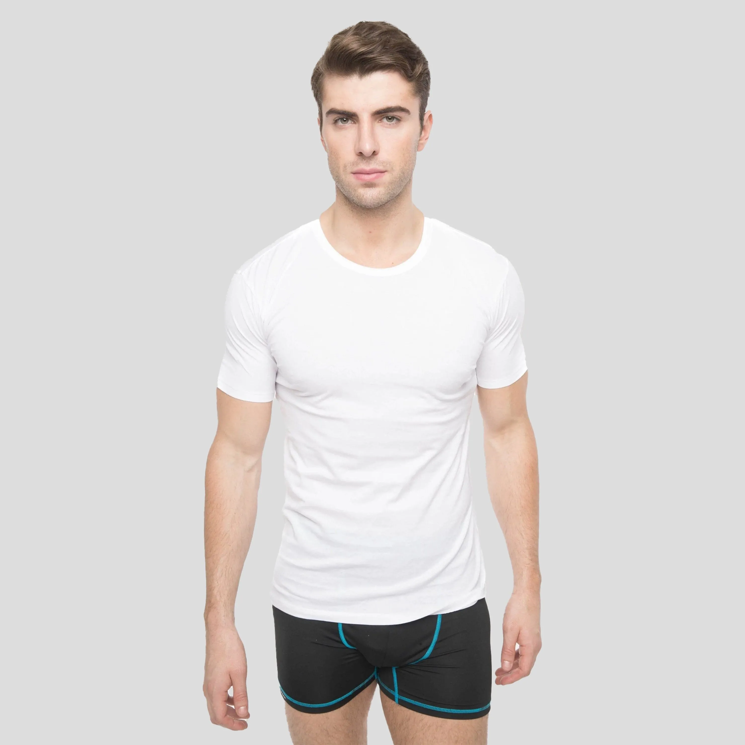 Men's 3PK Cotton Crew Neck T-Shirt - White - FINAL SALE sold by Members Only product image thumbnail 2
