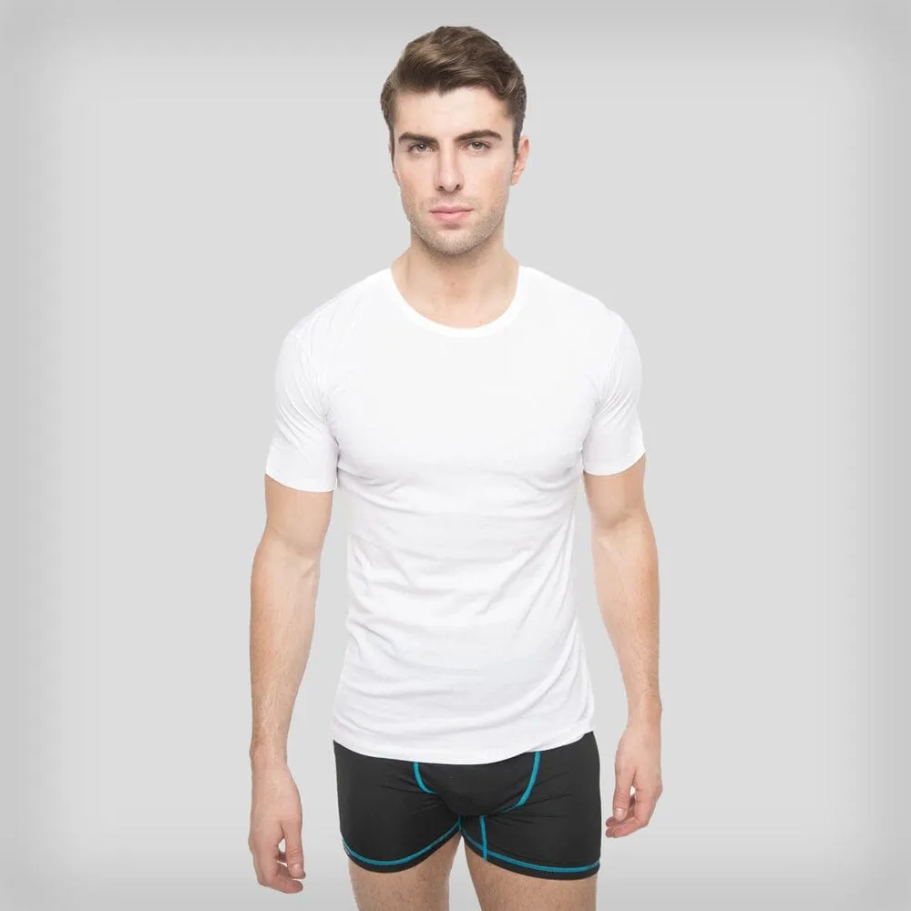 Men's 3PK Cotton Crew Neck T-Shirt - White - FINAL SALE sold by Members Only