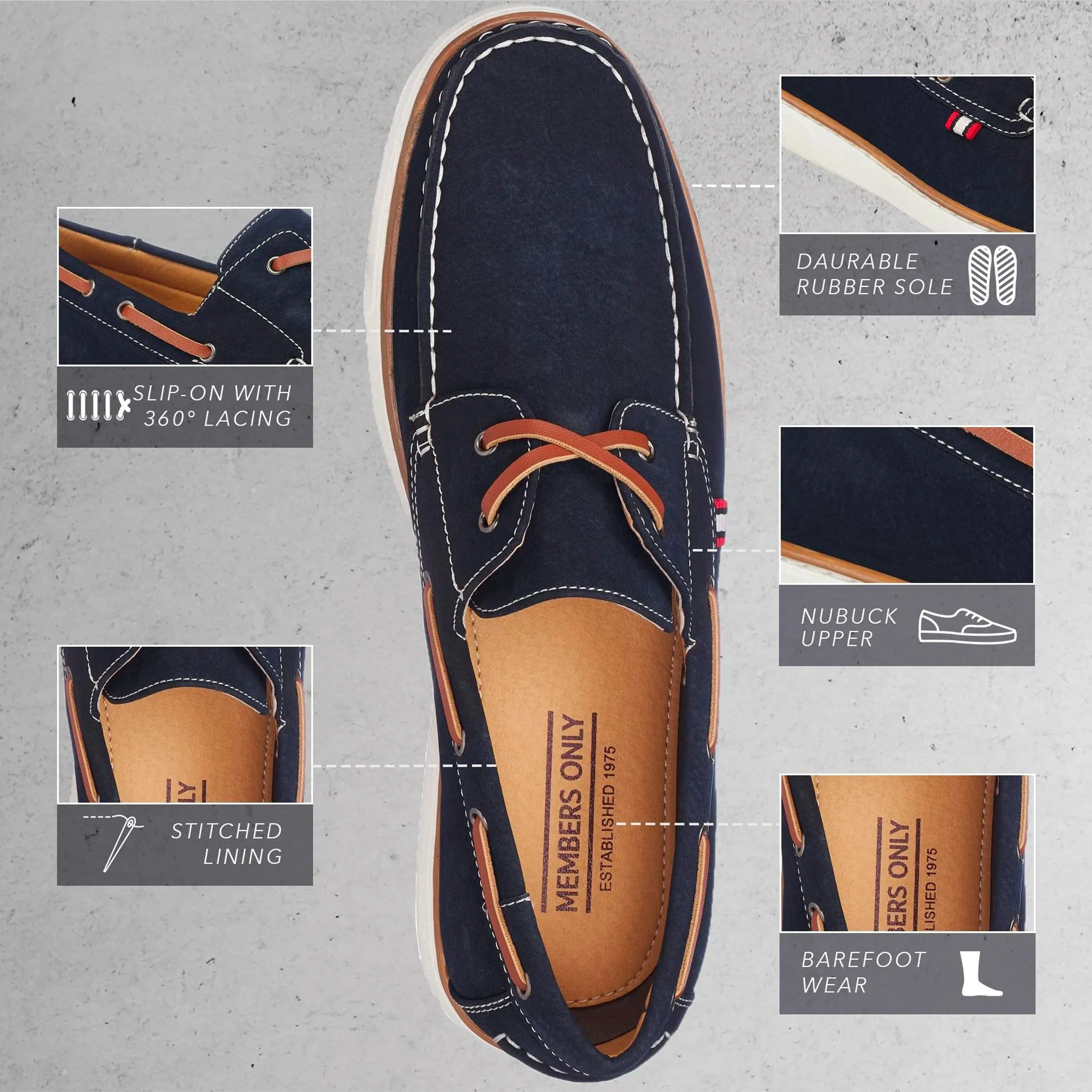 Men's Deck Boat Shoes - FINAL SALE sold by Members Only product image thumbnail 4