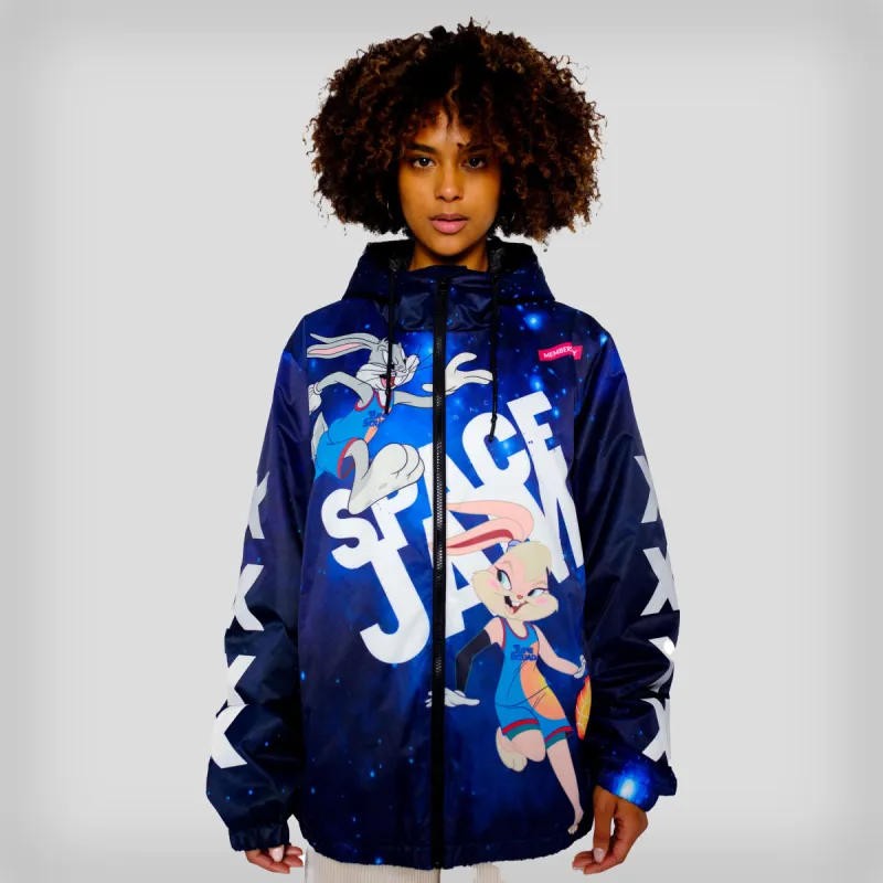 Women's Space Jam Galaxy Midweight Oversized Jacket - FINAL SALE sold by Members Only