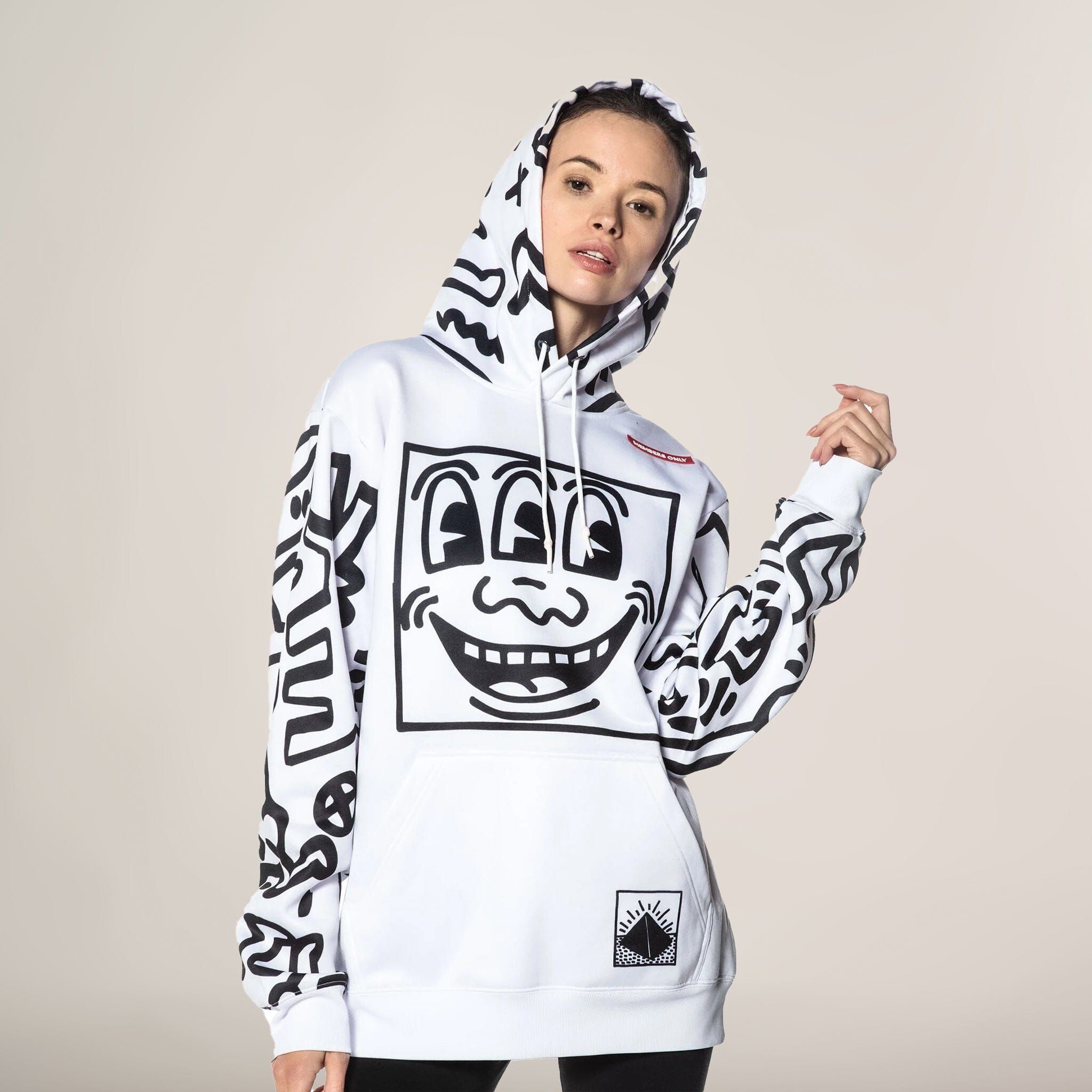 Women's Keith Haring X Members Only Hoodie Oversized Jacket - FINAL SALE sold by Members Only product image thumbnail 2