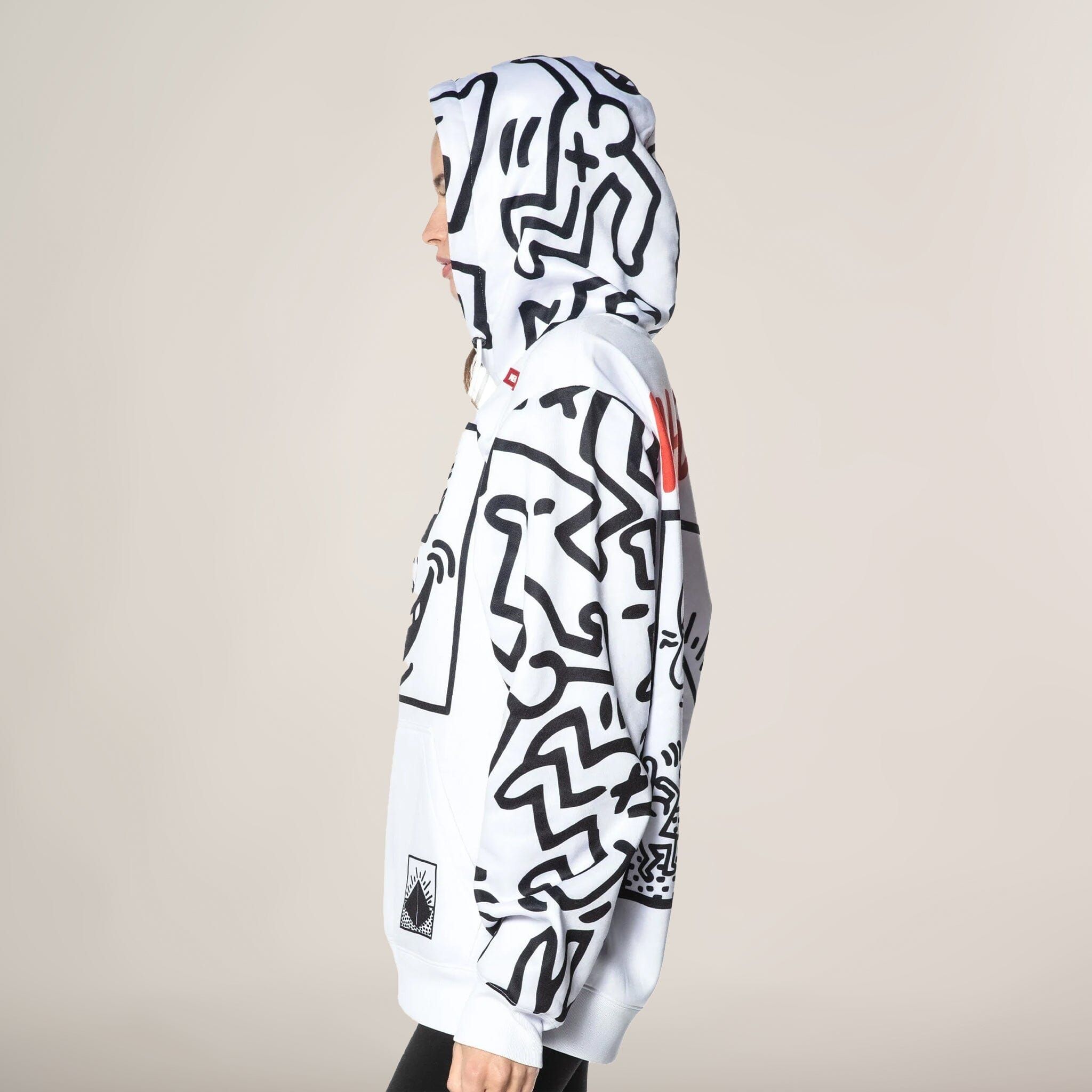 Women's Keith Haring X Members Only Hoodie Oversized Jacket - FINAL SALE sold by Members Only product image thumbnail 3