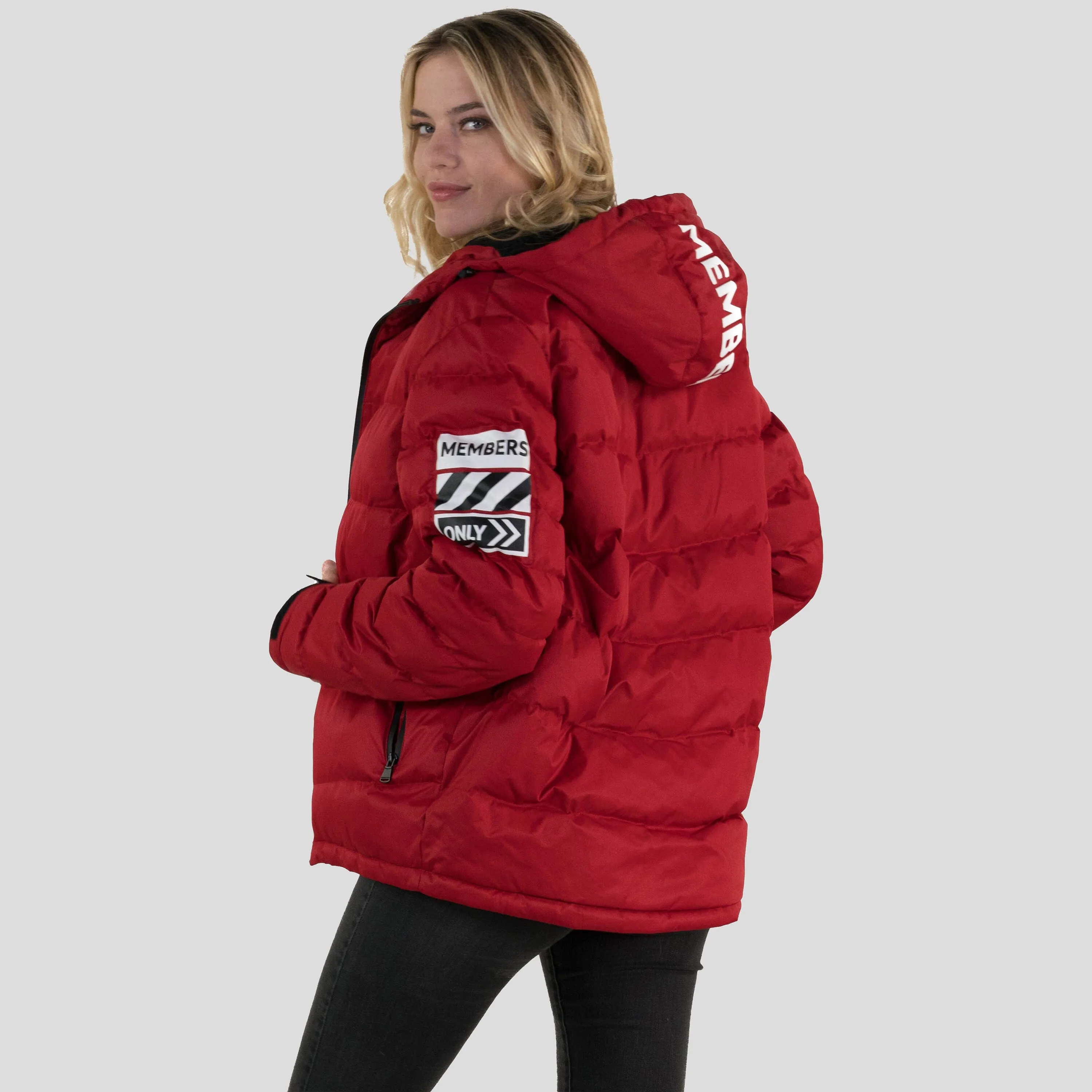 Women's Twill Puffer Oversized Jacket - FINAL SALE sold by Members Only product image thumbnail 4