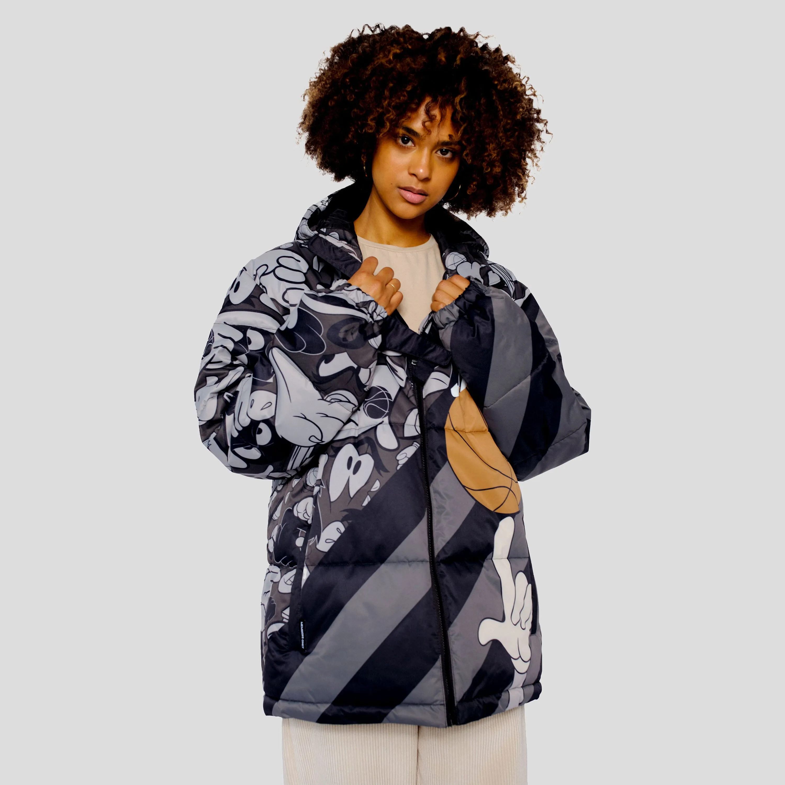Women's Space Jam Puffer Oversized Jacket - FINAL SALE sold by Members Only product image thumbnail 4