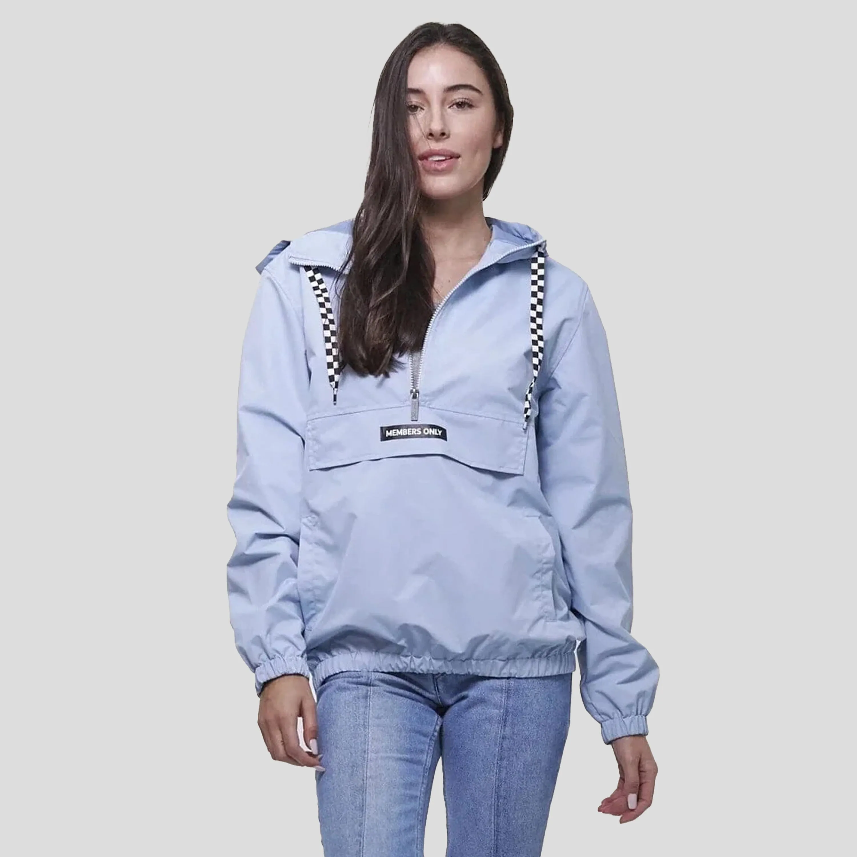 Women's Poly Taslon Pullover Jacket with hood - FINAL SALE sold by Members Only product image thumbnail 2