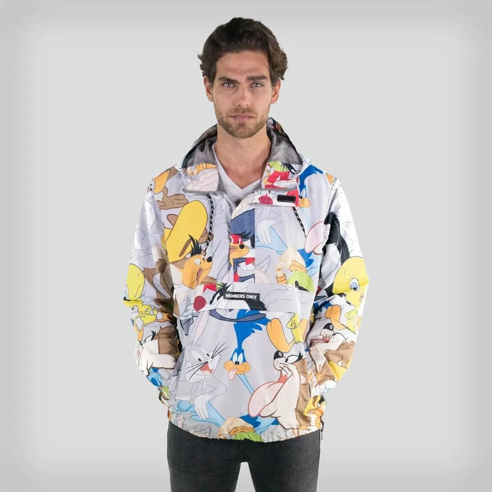 Men's Looney Tunes Print Popover Jacket - FINAL SALE sold by Members Only