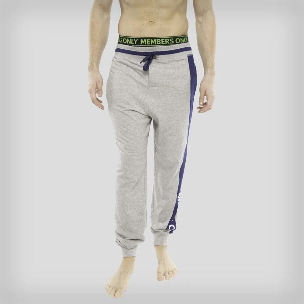 Men's Logo Leg Jersey Sleep Jogger - Grey - FINAL SALE sold by Members Only product image thumbnail 4