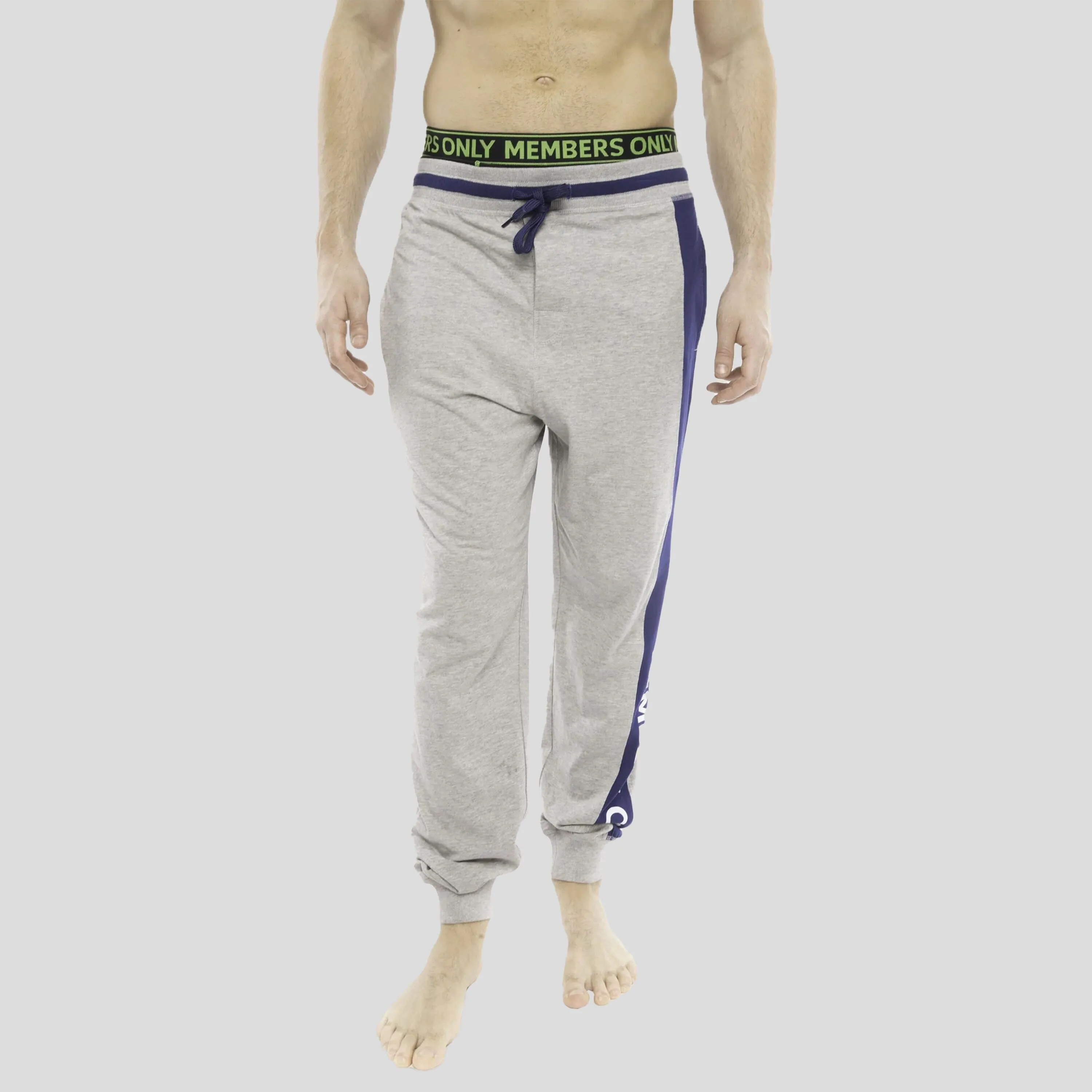 Men's Logo Leg Jersey Sleep Jogger - Grey - FINAL SALE sold by Members Only