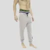 Men's Logo Leg Jersey Sleep Jogger - Grey - FINAL SALE sold by Members Only