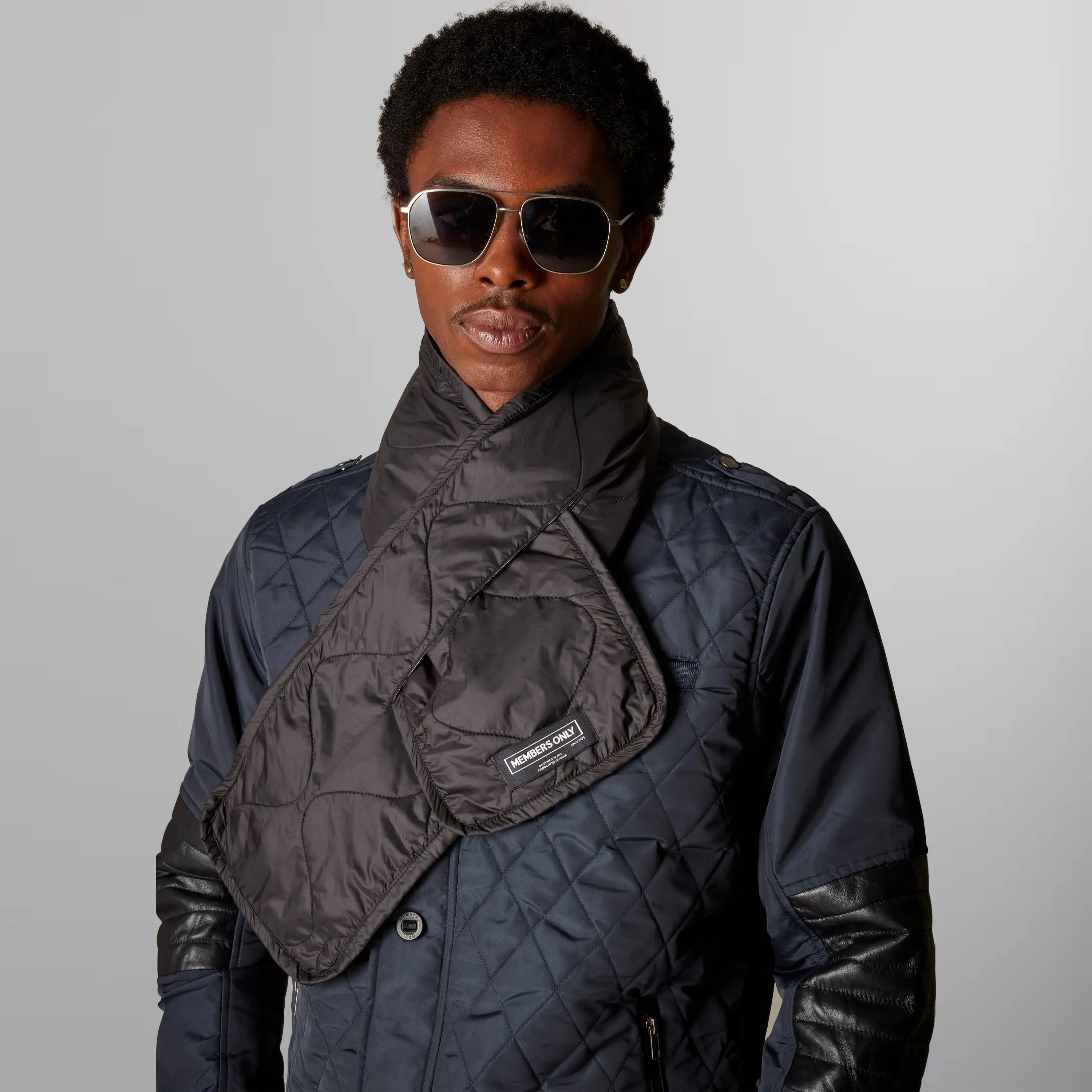 Members Only Quilted Scarf sold by Members Only product image thumbnail 2