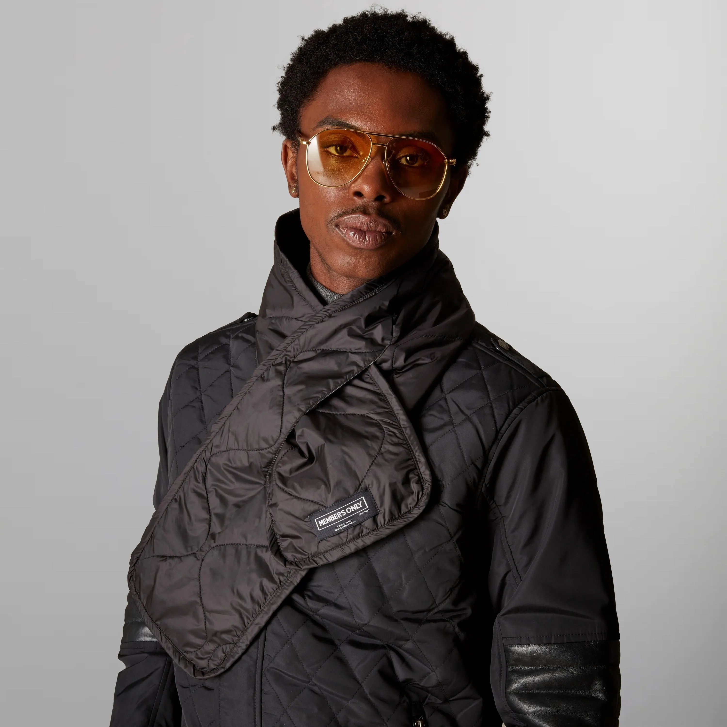 Members Only Quilted Scarf sold by Members Only