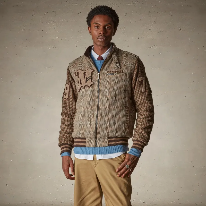 Men's Tweed Varsity Jacket sold by Members Only