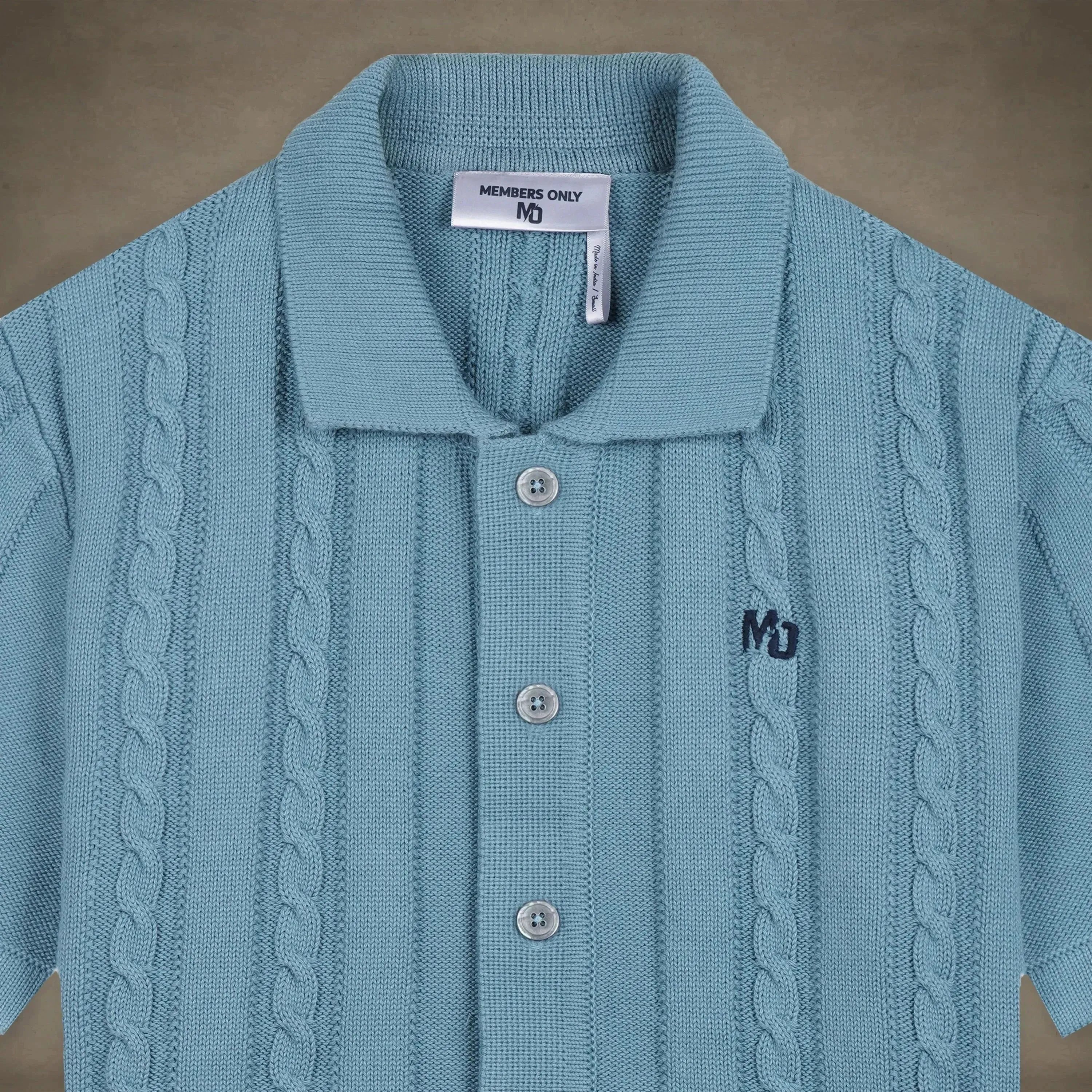 Women's JC Polo Cable Sweater sold by Members Only product image thumbnail 3