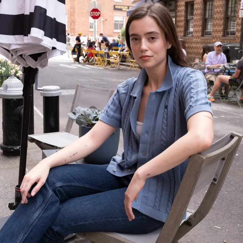 Women's JC Polo Cable Sweater sold by Members Only