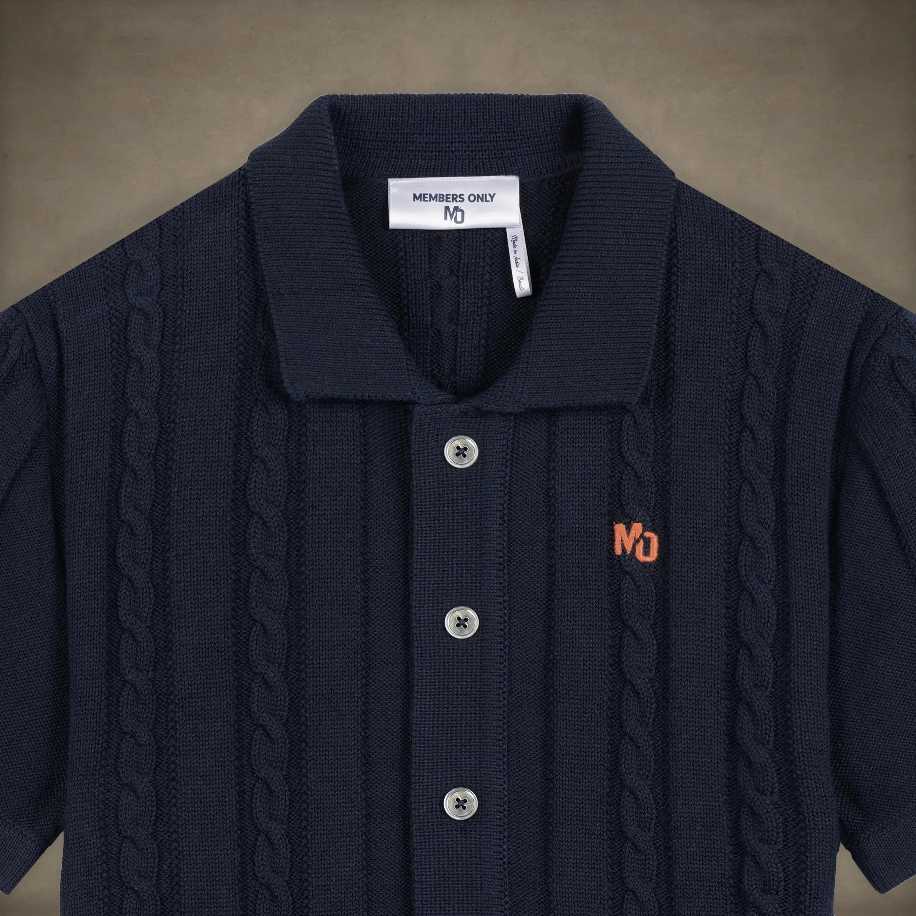 Men's JC Polo Cable Sweater sold by Members Only product image thumbnail 5