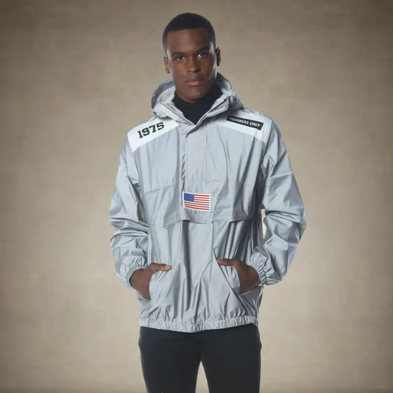 Men's Reflective Windbreaker Jacket - FINAL SALE sold by Members Only