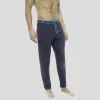 Men's Heather Contrast Elastic Sleep Pants - Blue Turq - FINAL SALE sold by Members Only