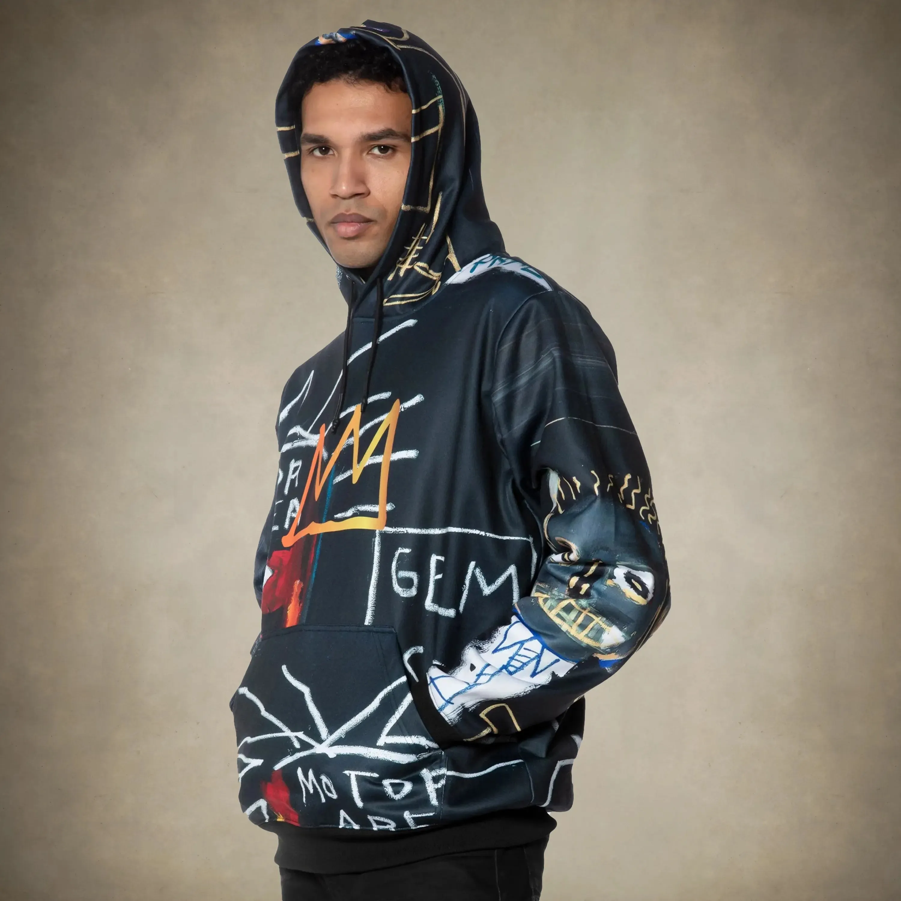 Men's Basquiat X Members Only Hoodie Jacket - FINAL SALE sold by Members Only product image thumbnail 3