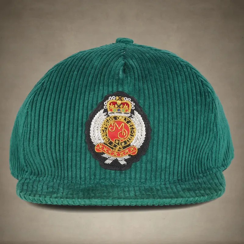 Corduroy Baseball Cap - Members Only Crest made by Members Only