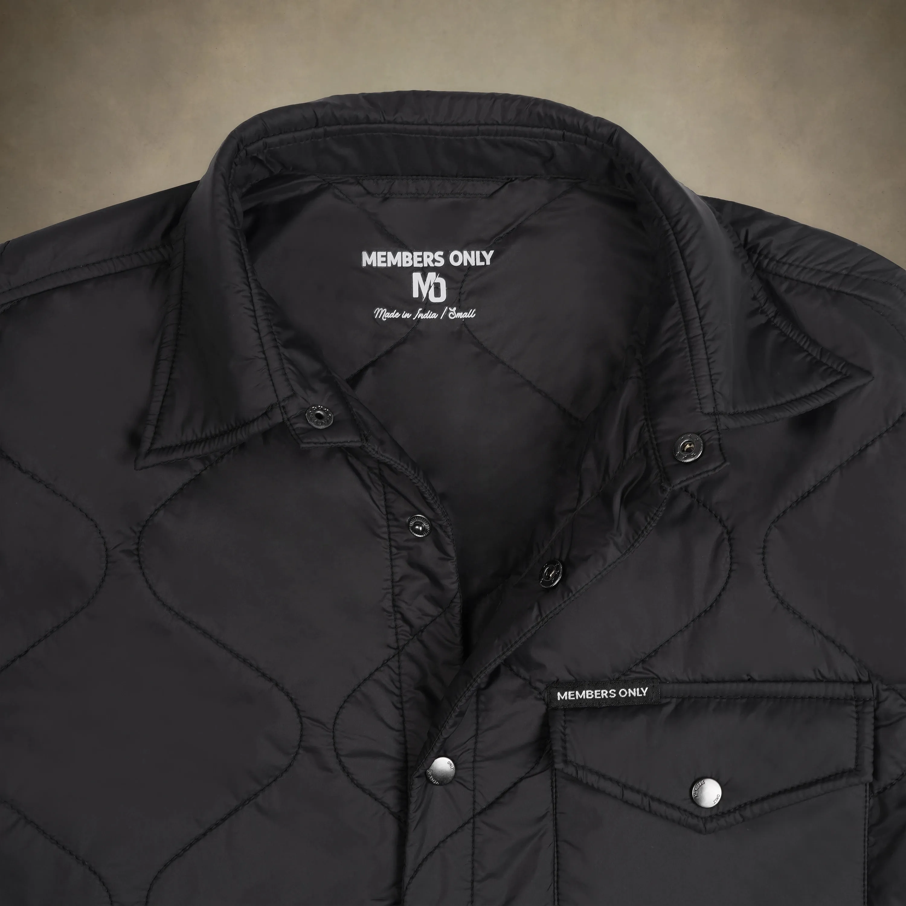 Men's Quilted Shirt Jacket sold by Members Only product image thumbnail 3