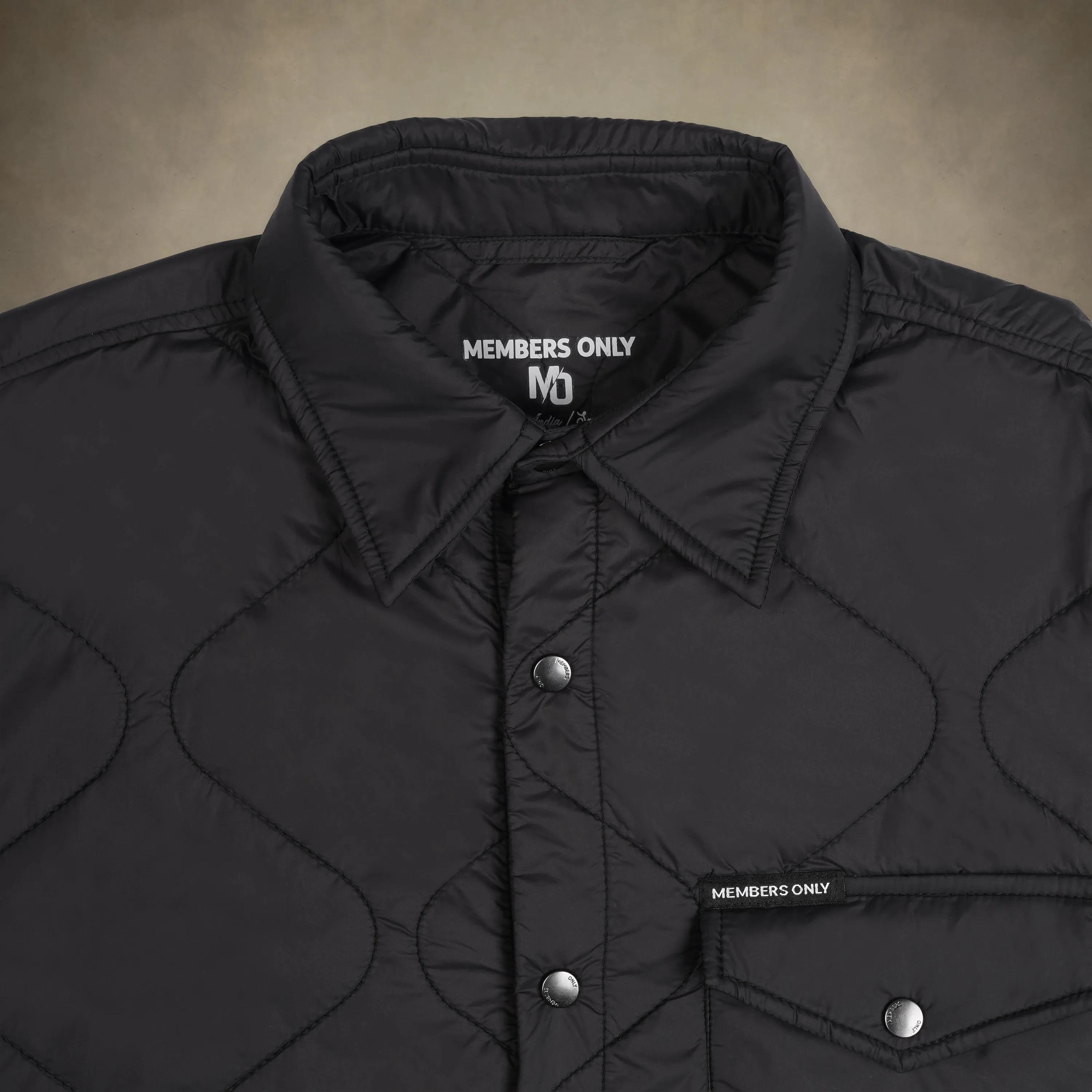 Men's Quilted Shirt Jacket sold by Members Only product image thumbnail 5