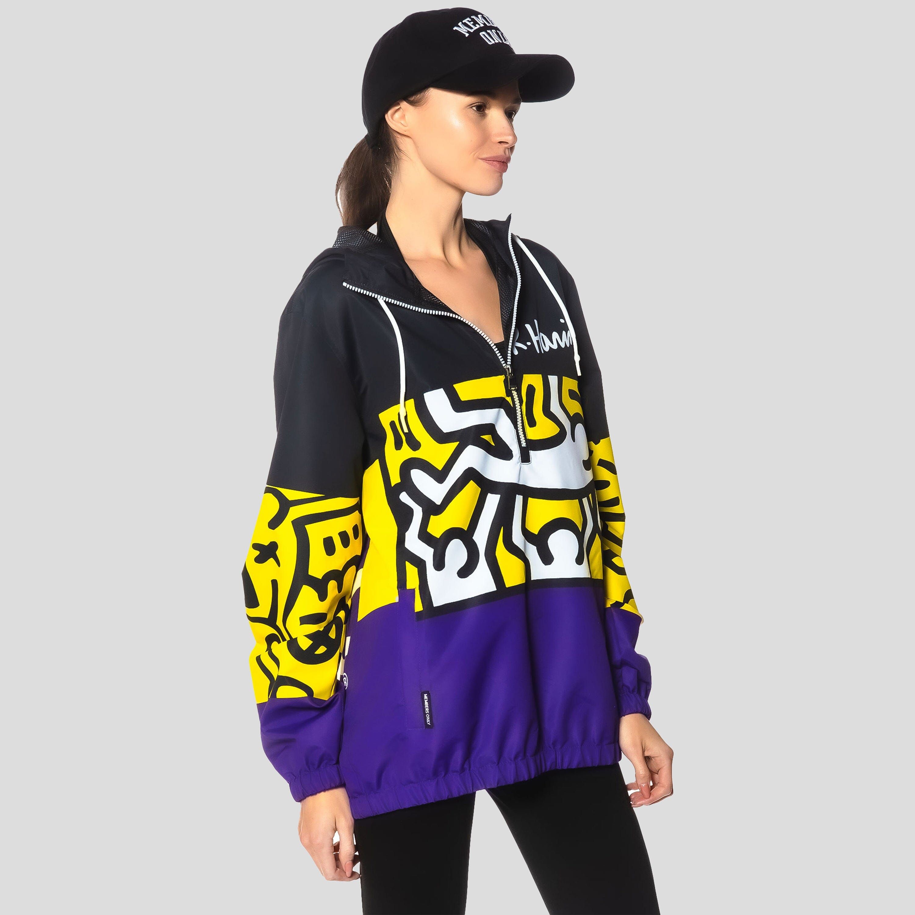 Women's Colorblock Windbreaker Oversized Jacket - FINAL SALE sold by Members Only product image thumbnail 4