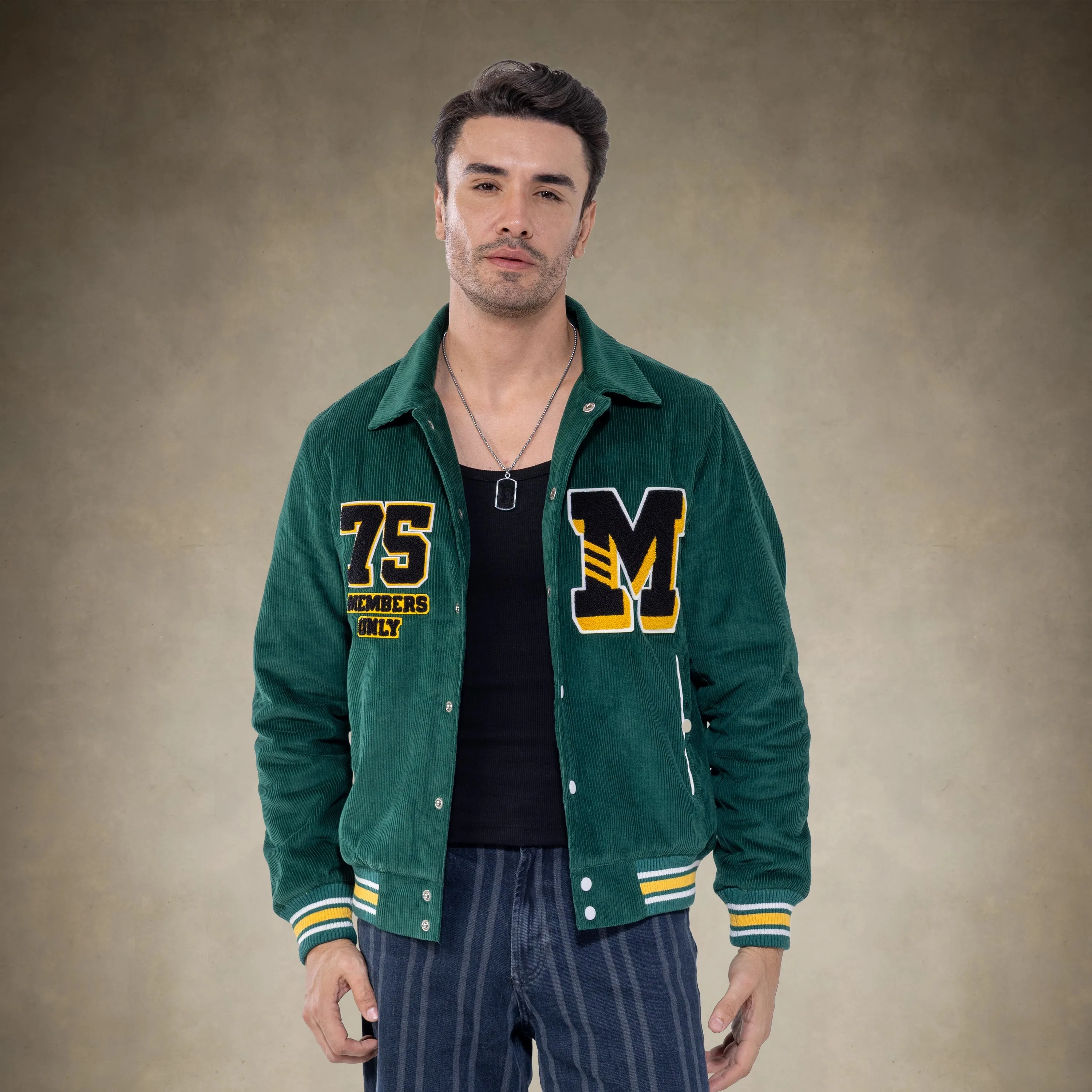 Men's Corduroy Varsity Jacket sold by Members Only product image thumbnail 3