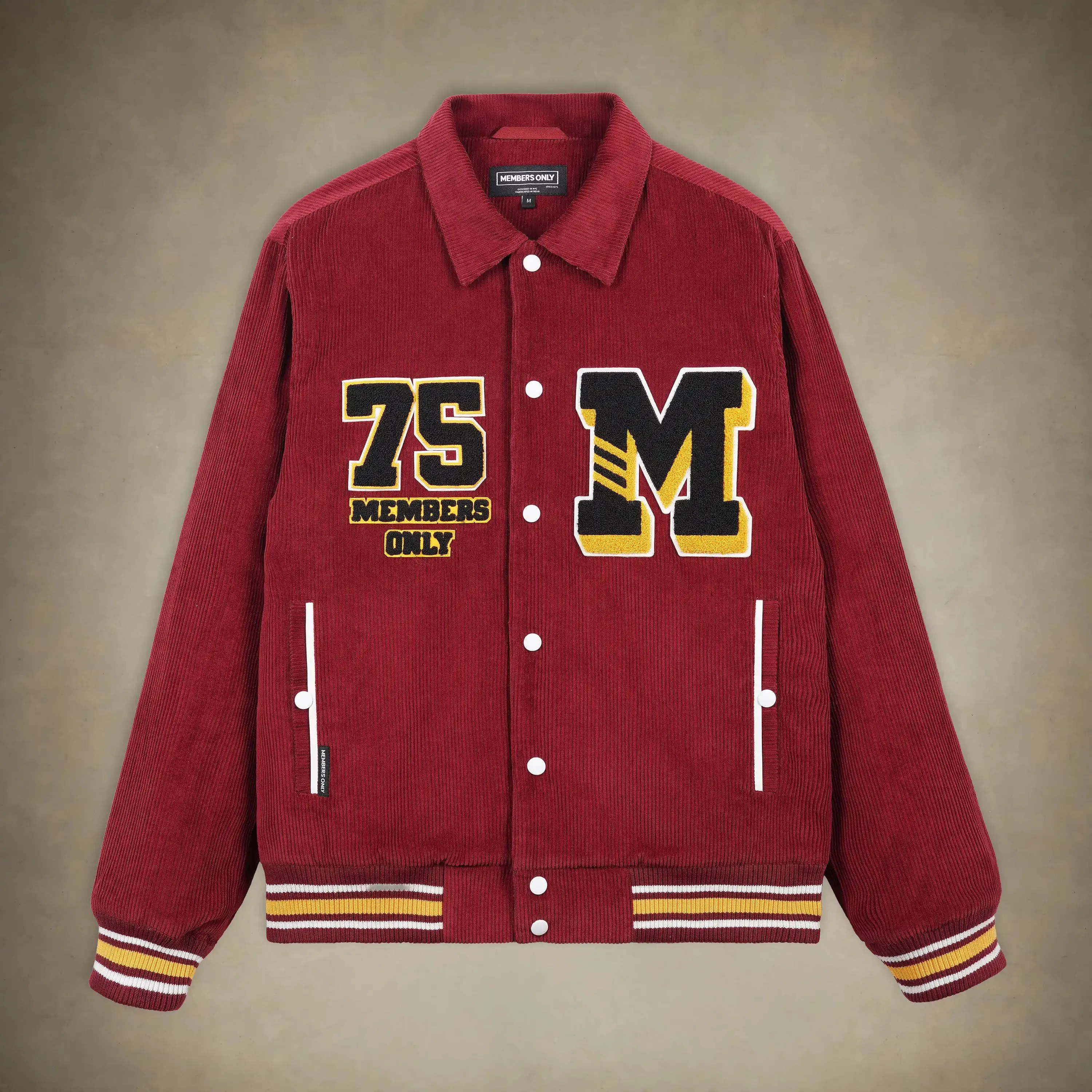 Men's Corduroy Varsity Jacket sold by Members Only product image thumbnail 2