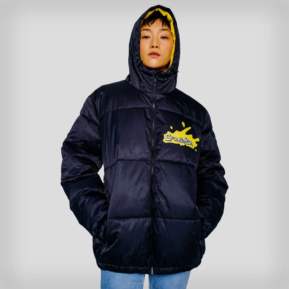 Women's Rad Spongebob Puffer Oversized Jacket - FINAL SALE sold by Members Only