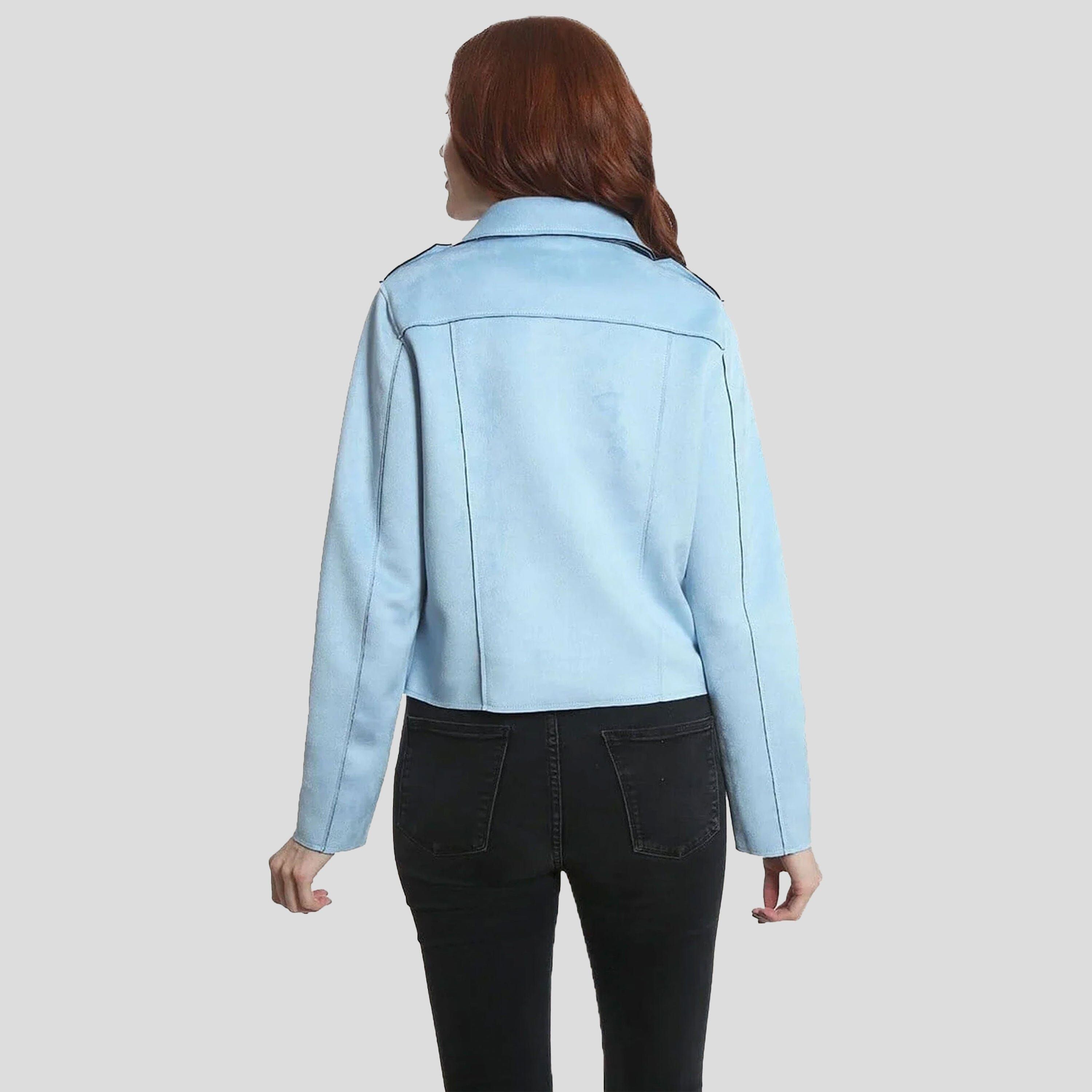 Women's Faux Suede Moto Jacket - FINAL SALE sold by Members Only product image thumbnail 4