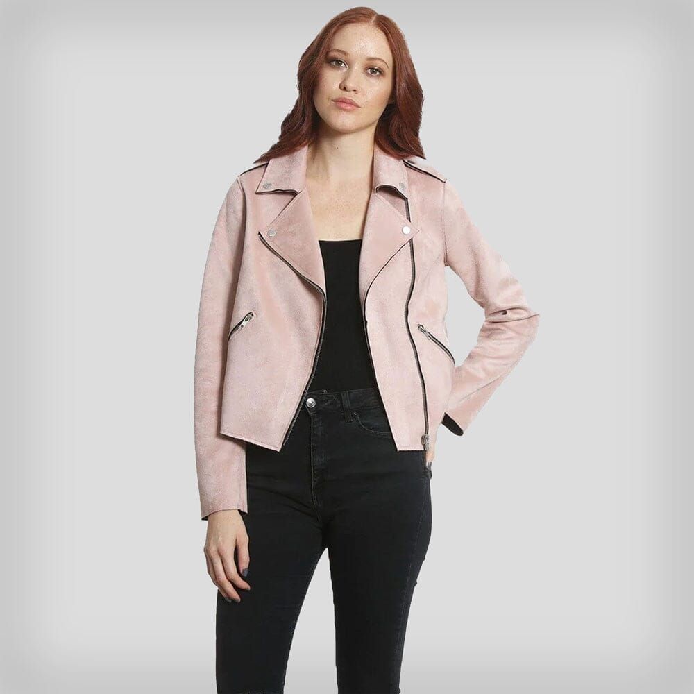 Women's Faux Suede Moto Jacket - FINAL SALE sold by Members Only product image thumbnail 5