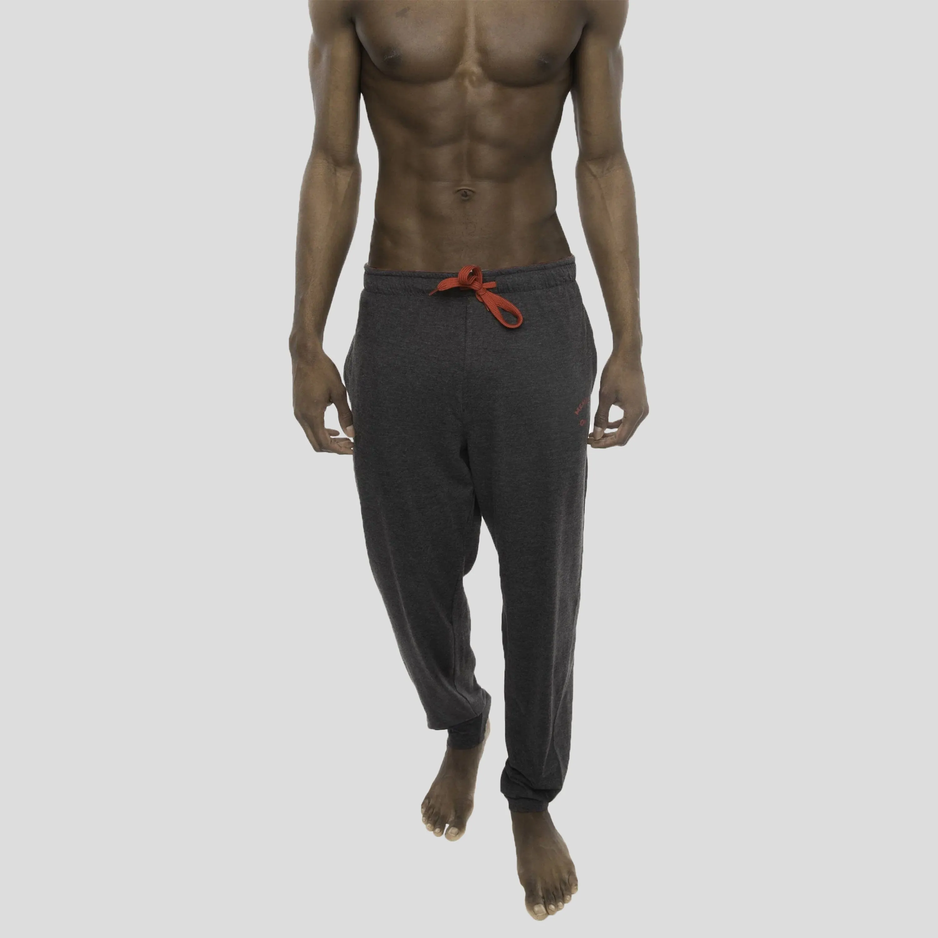 Men's Heather Contrast Elastic Sleep Pants - Charcoal Red - FINAL SALE sold by Members Only product image thumbnail 2