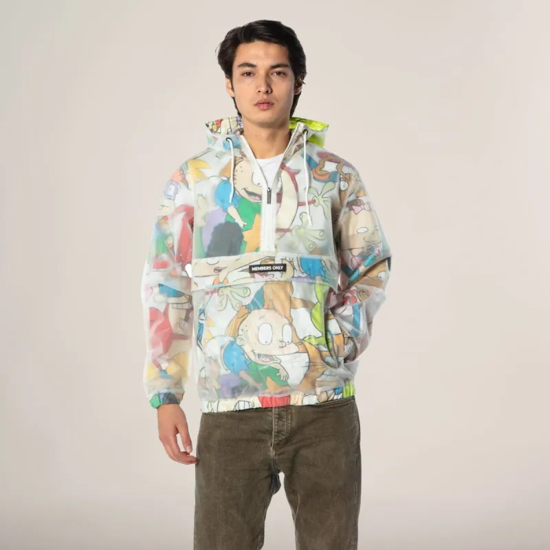 Men's Translucent Nickelodeon Collab Popover Jacket - FINAL SALE sold by Members Only