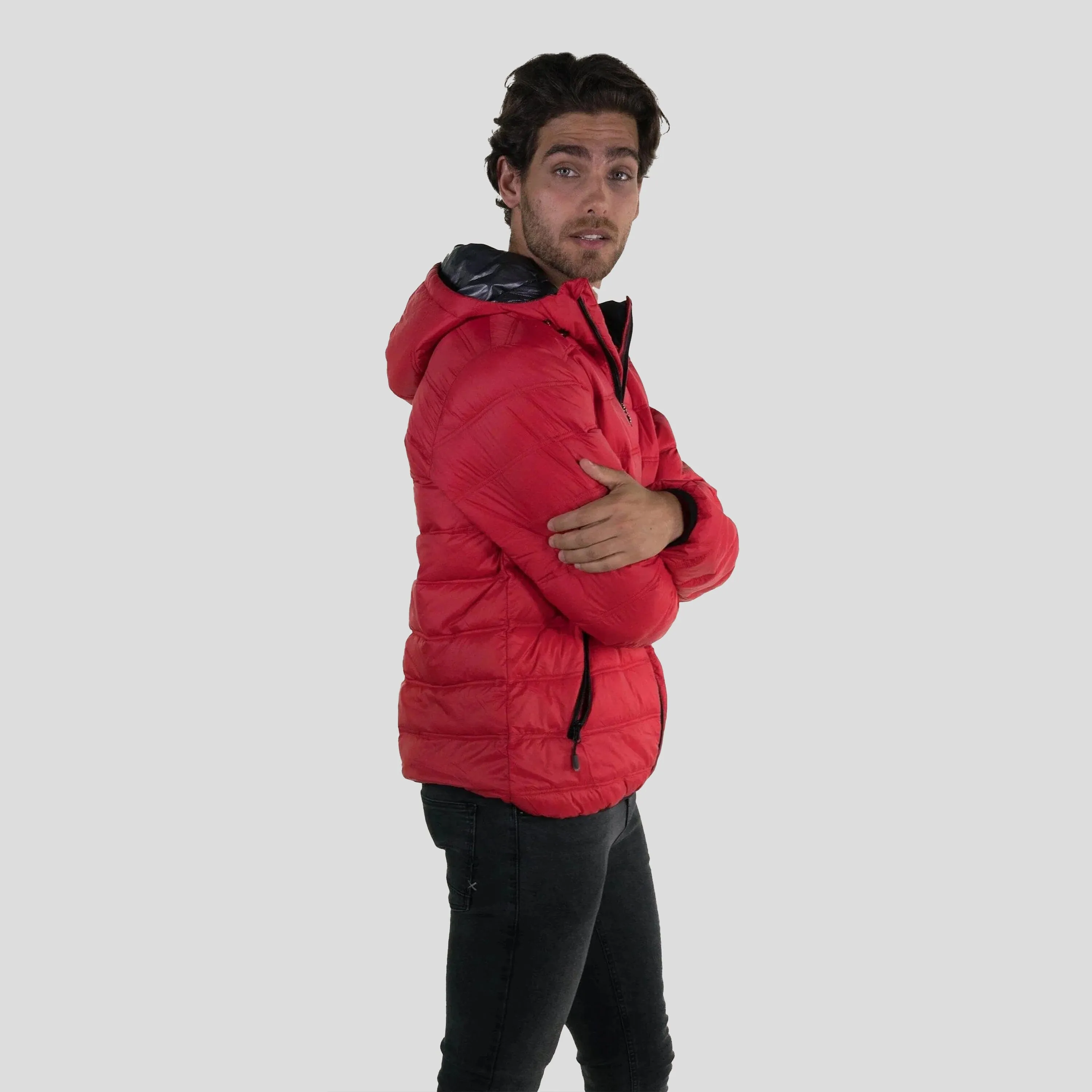 Men's Zip Front Puffer Jacket - FINAL SALE sold by Members Only product image thumbnail 3