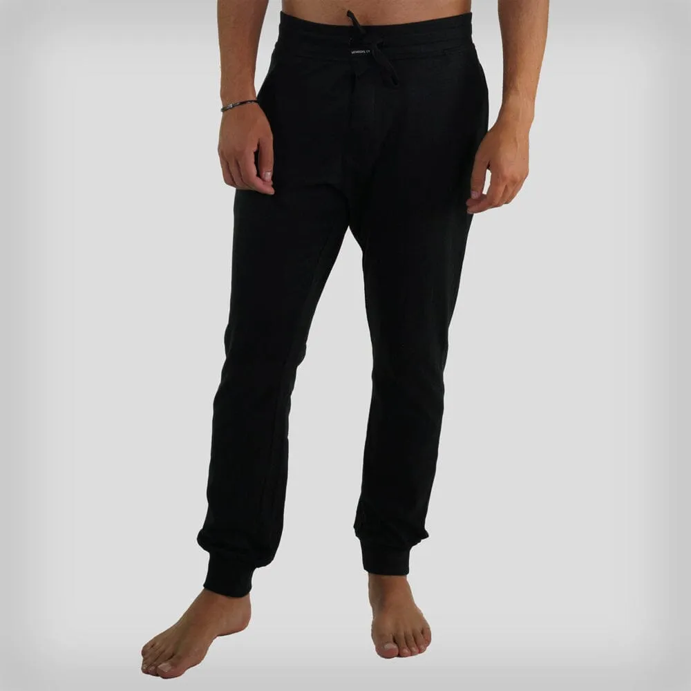 Men's Jersey Jogger Lounge Pants - Black - FINAL SALE sold by Members Only