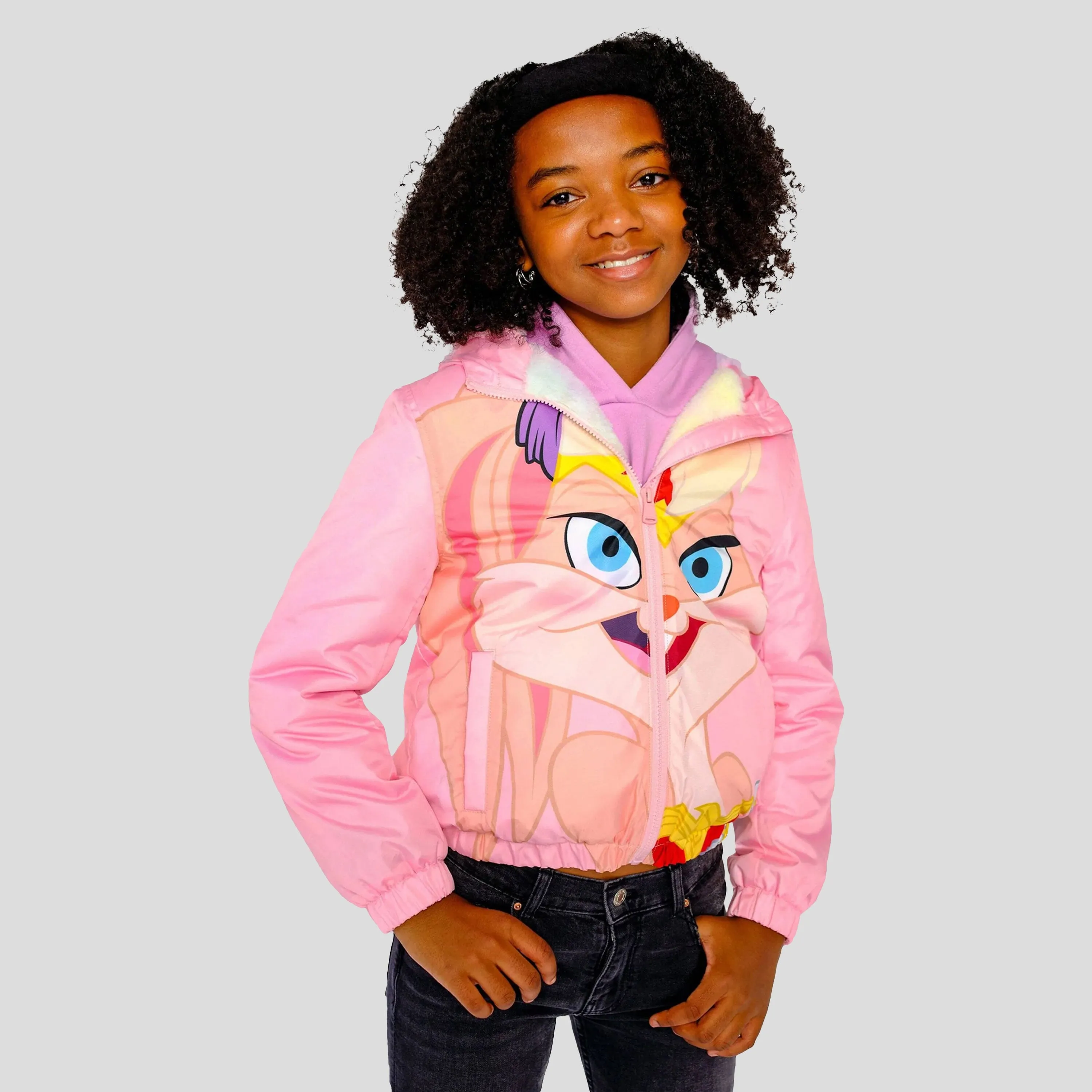 Girl's Midweight with Fur Lining Jacket - FINAL SALE sold by Members Only product image thumbnail 5